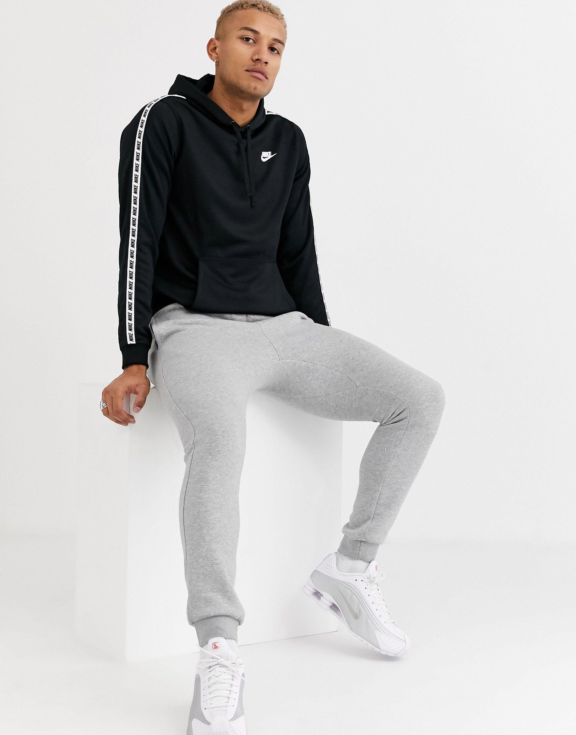 Hoodie avec bandes à logo Nike pour homme en coloris Noir - Lyst