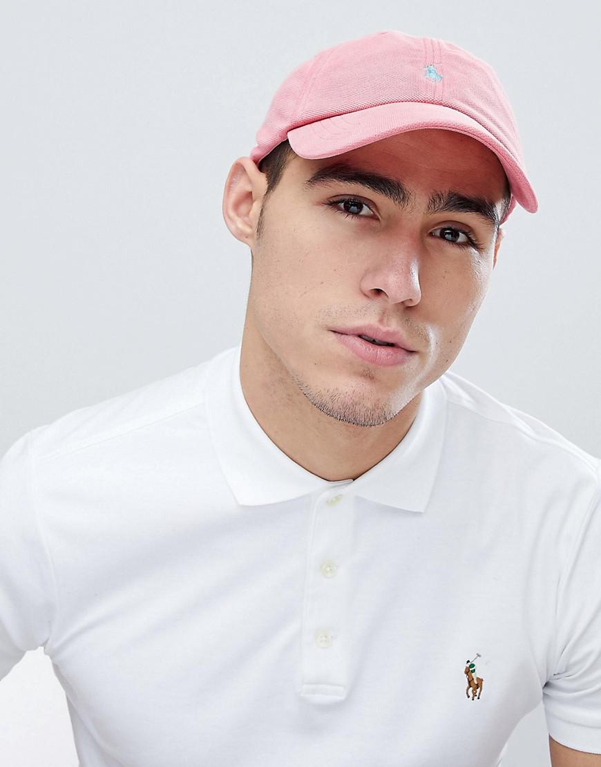 ralph lauren red baseball cap