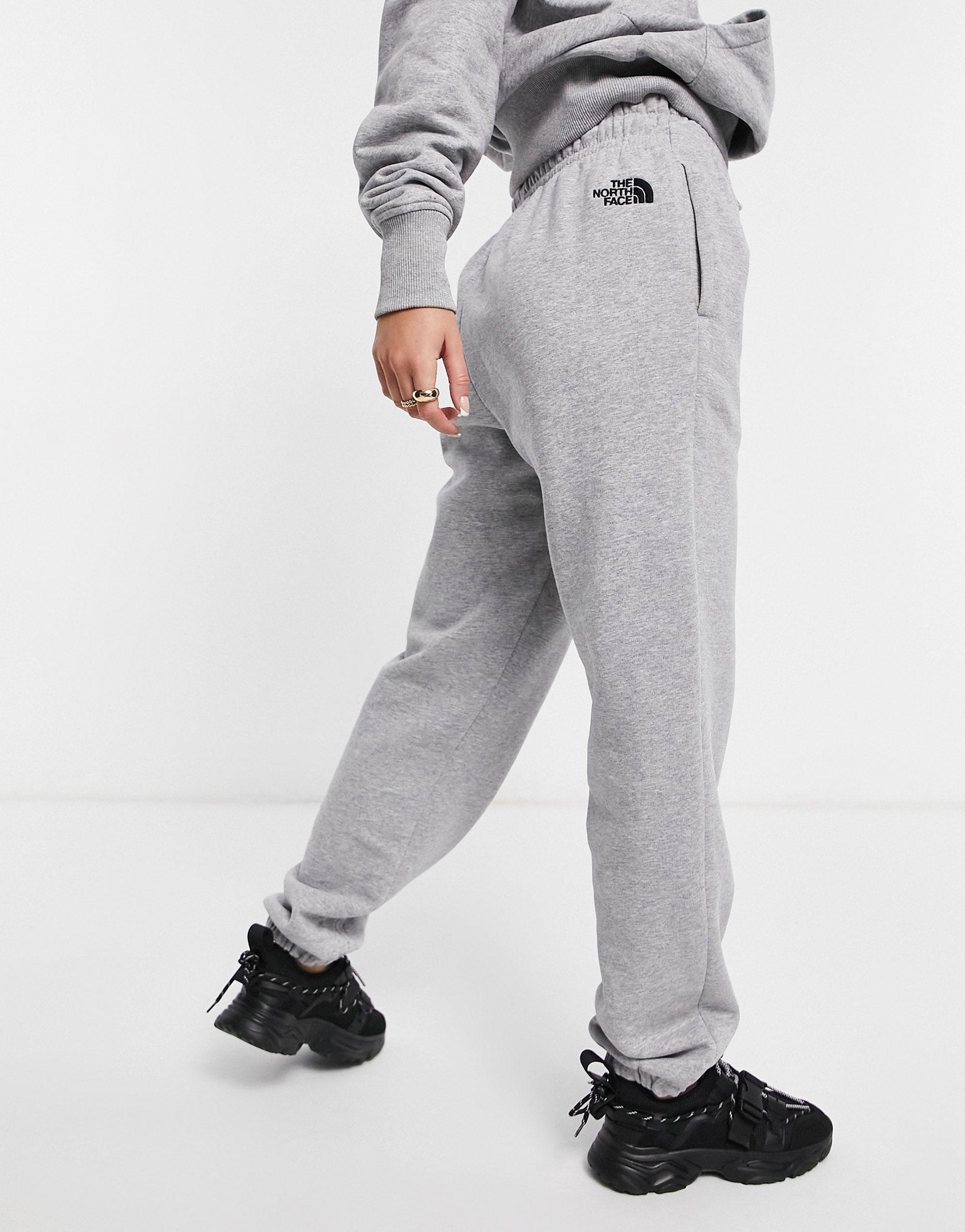 The North Face Oversized Essential jogger in Grey (Gray) | Lyst