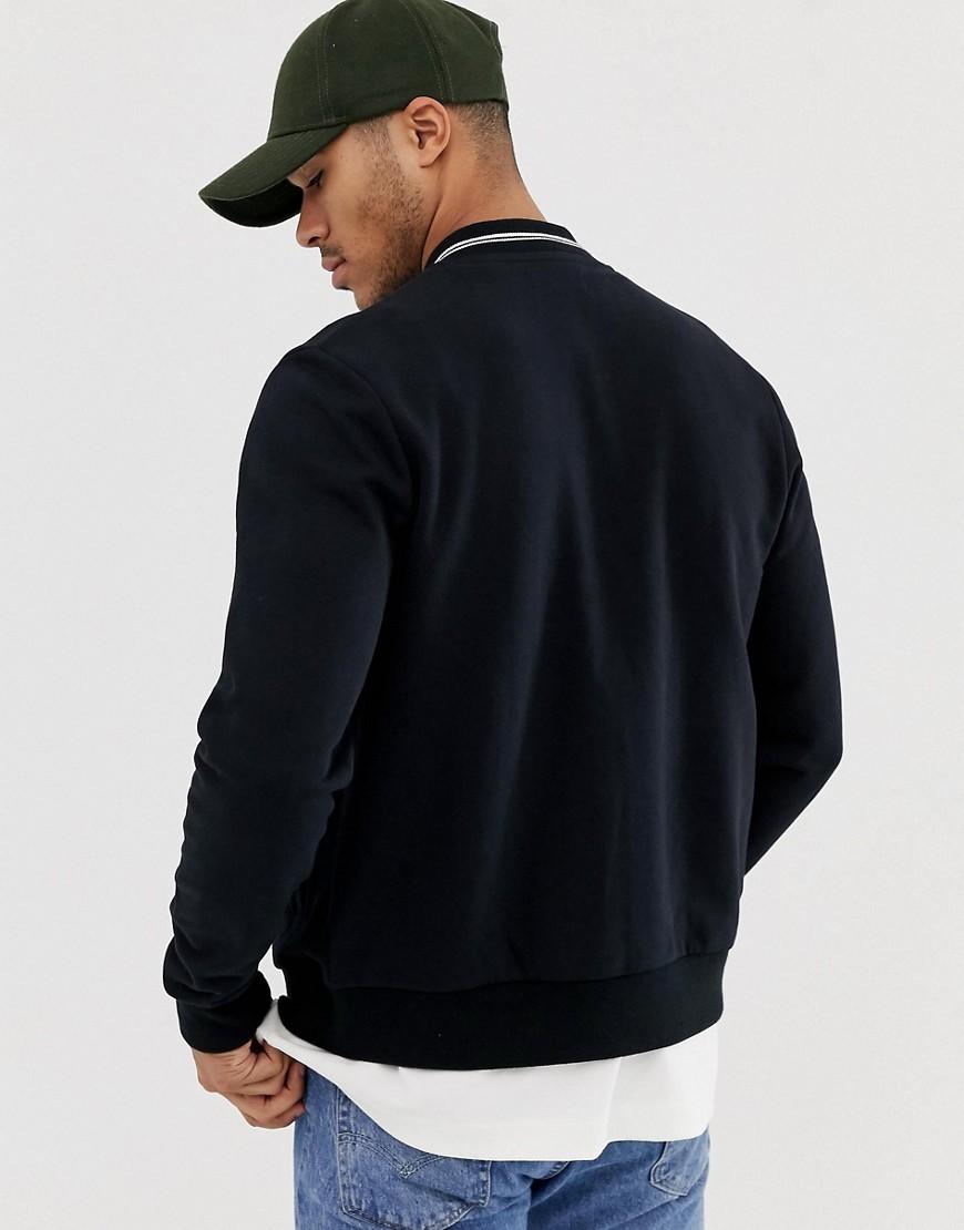 fred perry bomber sweatshirt