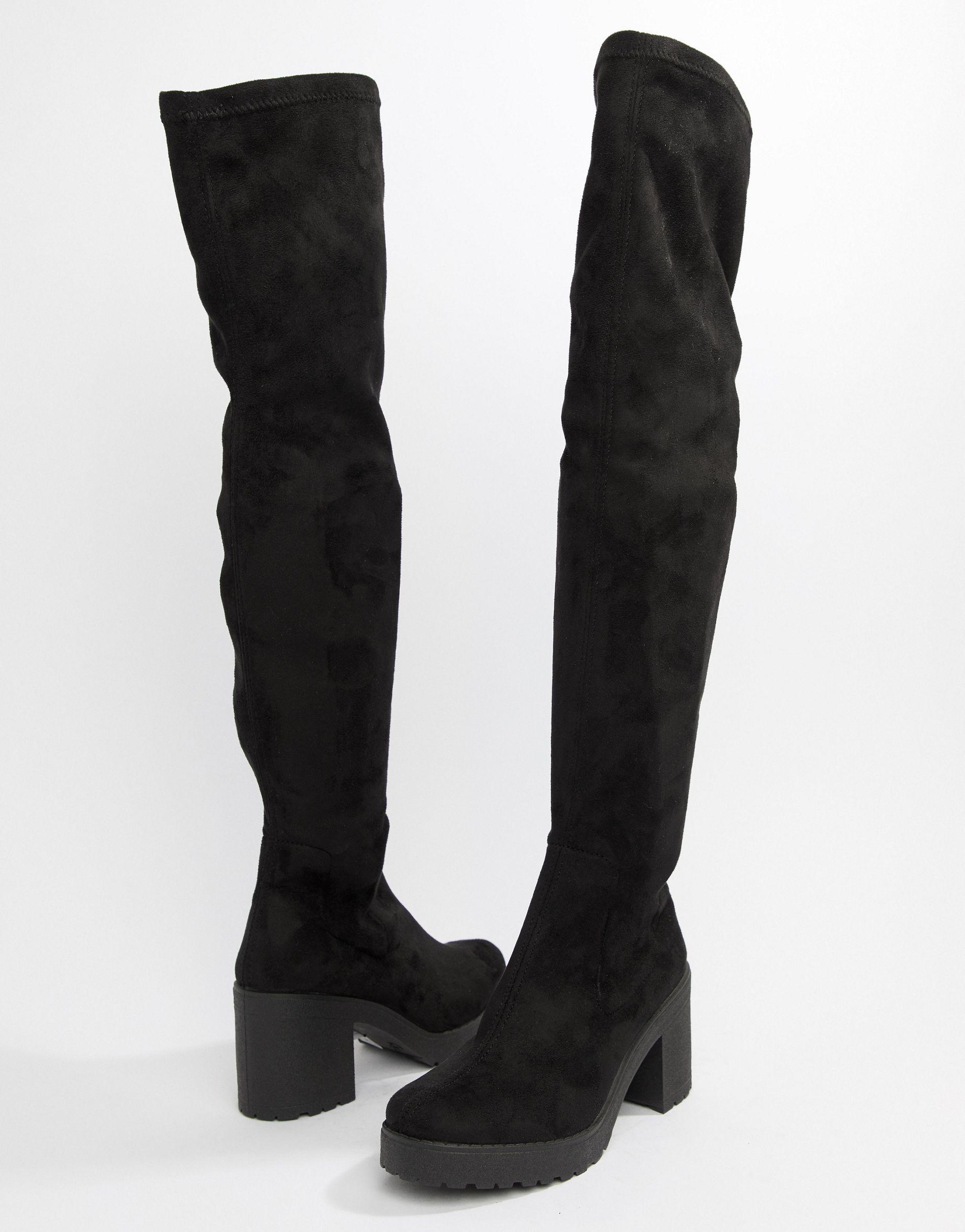 miss selfridge knee high boots