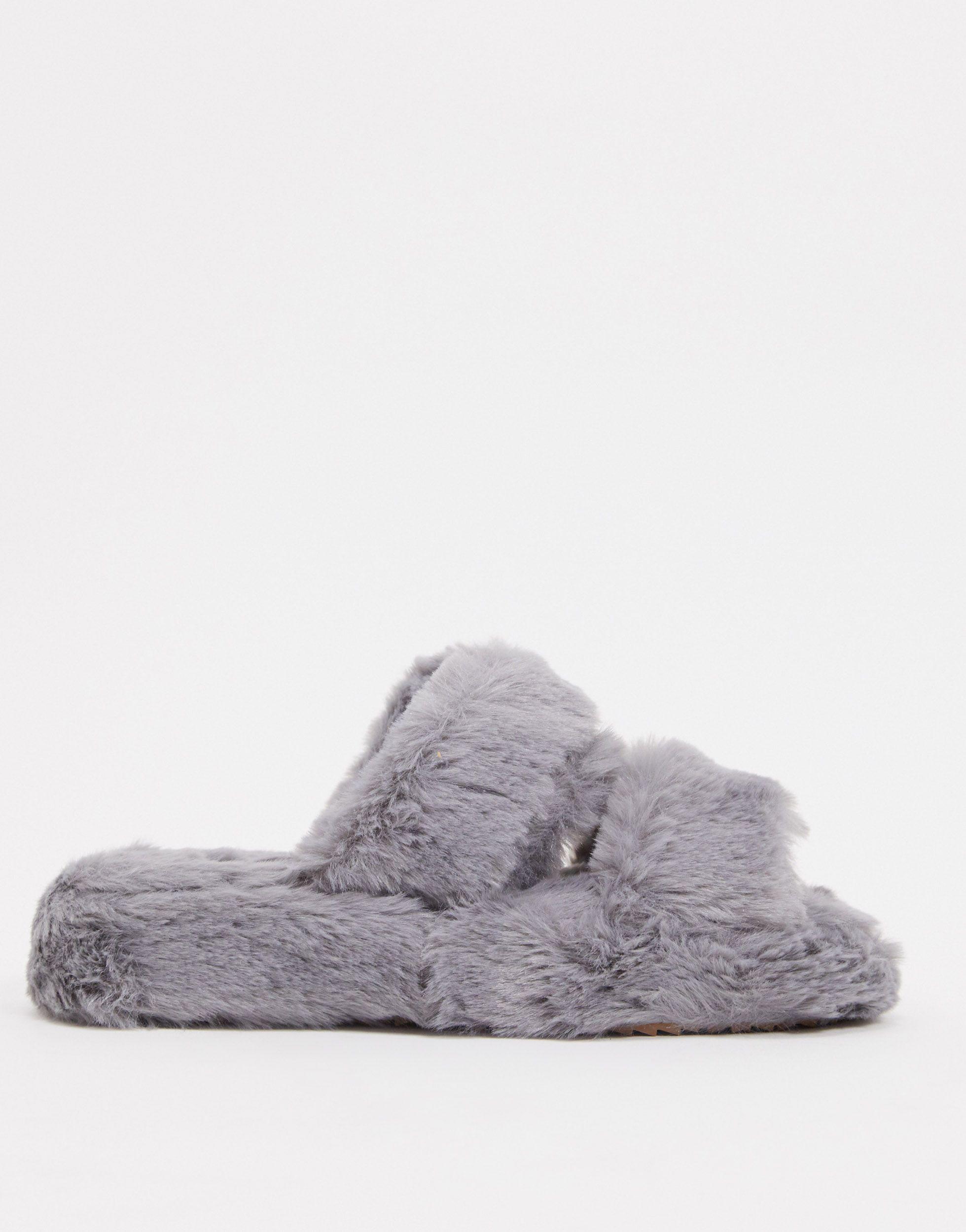 simmi london fluffy slippers