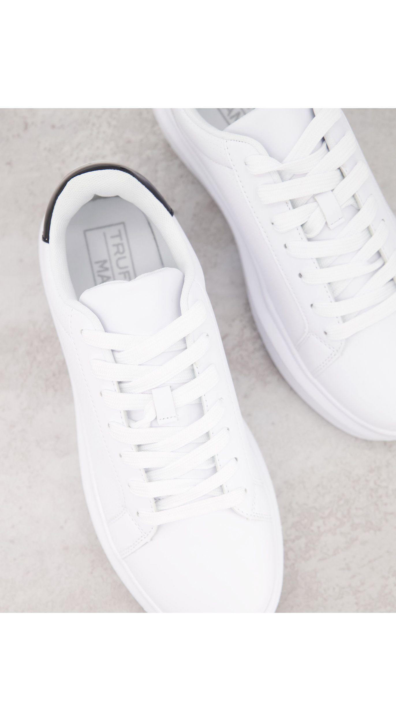 plain white chunky trainers