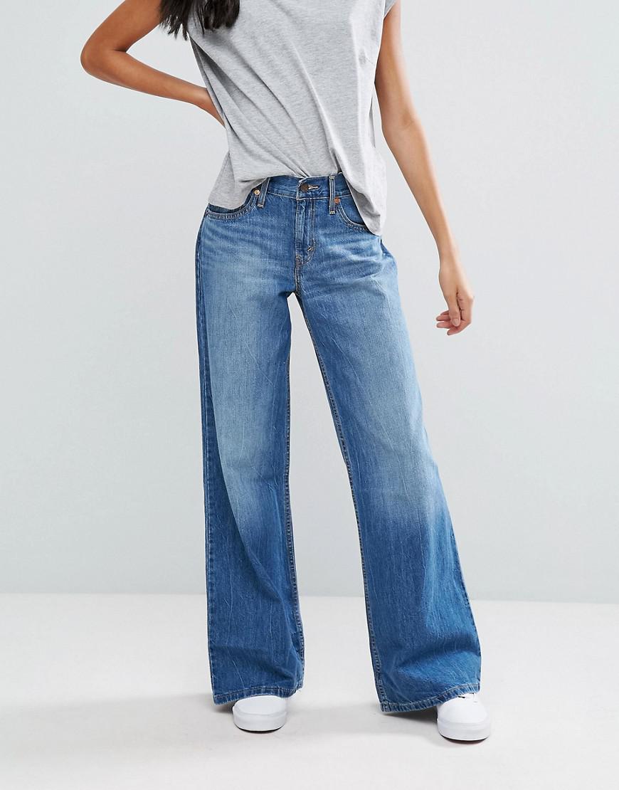 Levi's Lightweight Wide Leg Jeans in Blue | Lyst UK