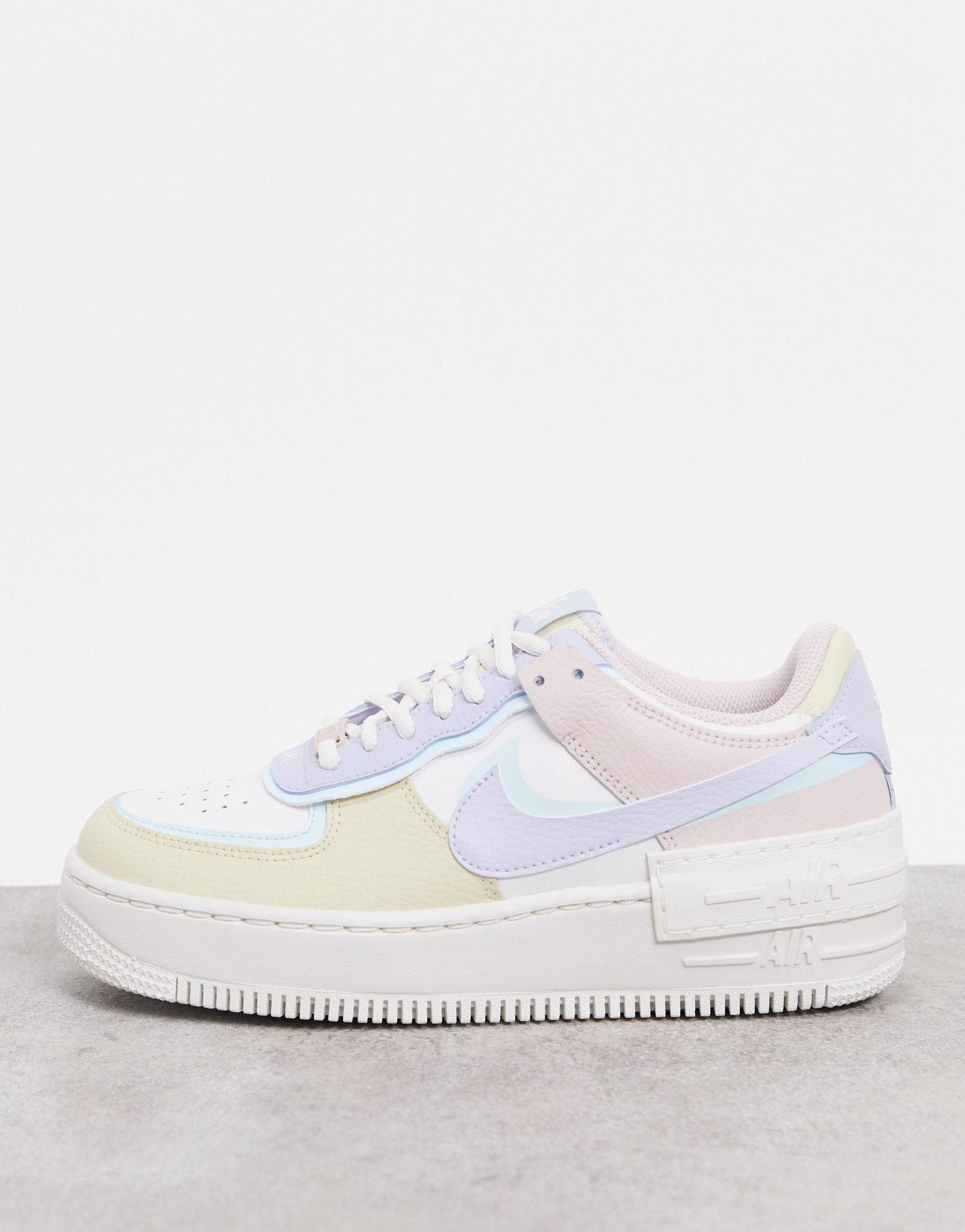 Nike Air Force 1 Shadow Pastel Colores Claros – ZapasWalk