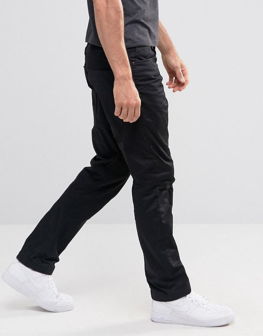 & Jones Intelligence Fit Jeans With Engineered Detail In Coated Black for Lyst