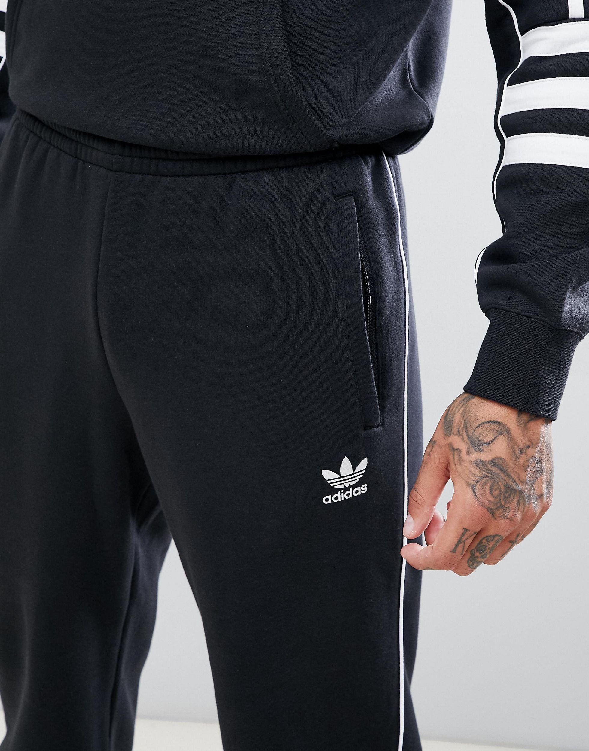 adidas originals authentic joggers in black dh3857