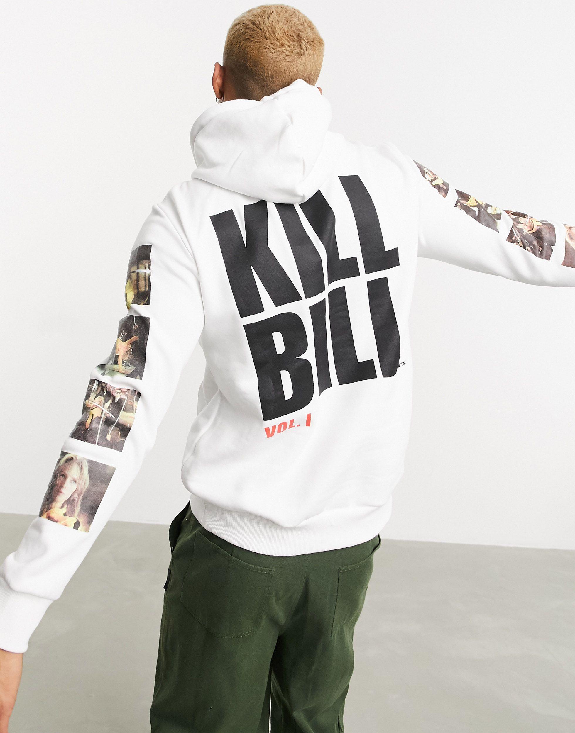 Felpa bianca con cappuccio e stampa di Kill Bill da Uomo di Bershka in  Bianco | Lyst