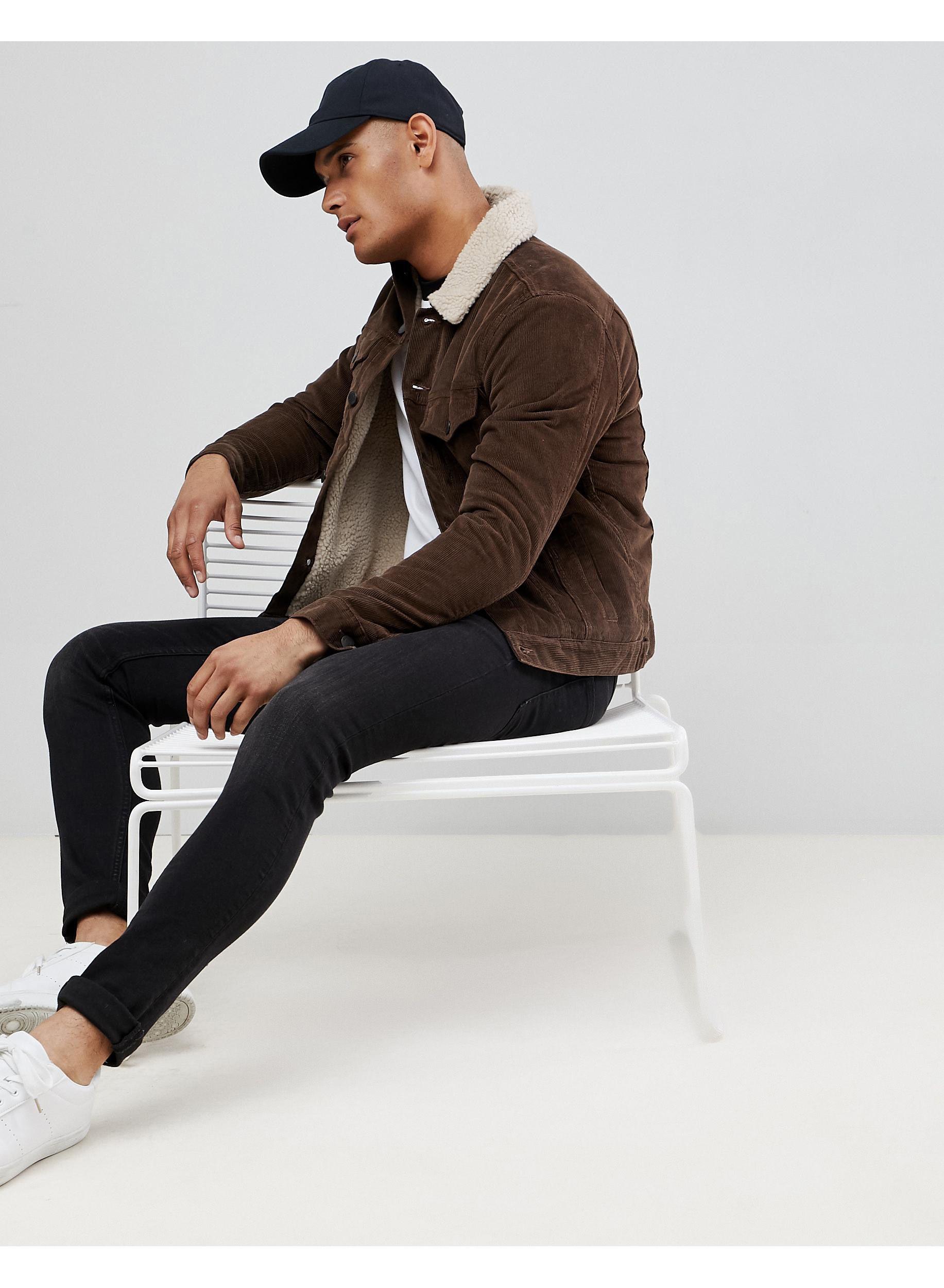 new look borg jacket