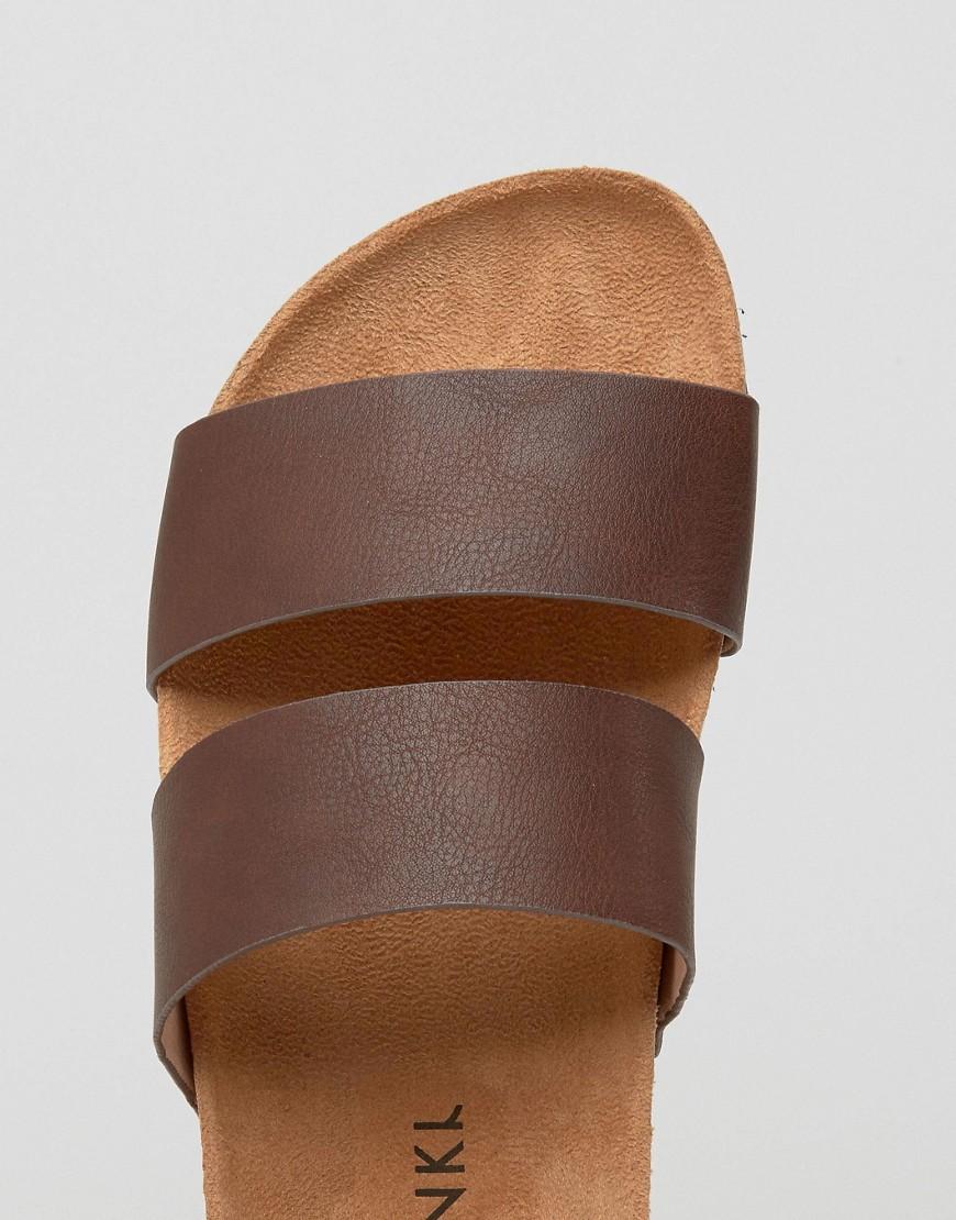 monki double strap sandals