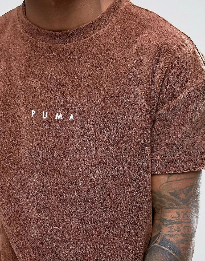 puma towelling t shirt