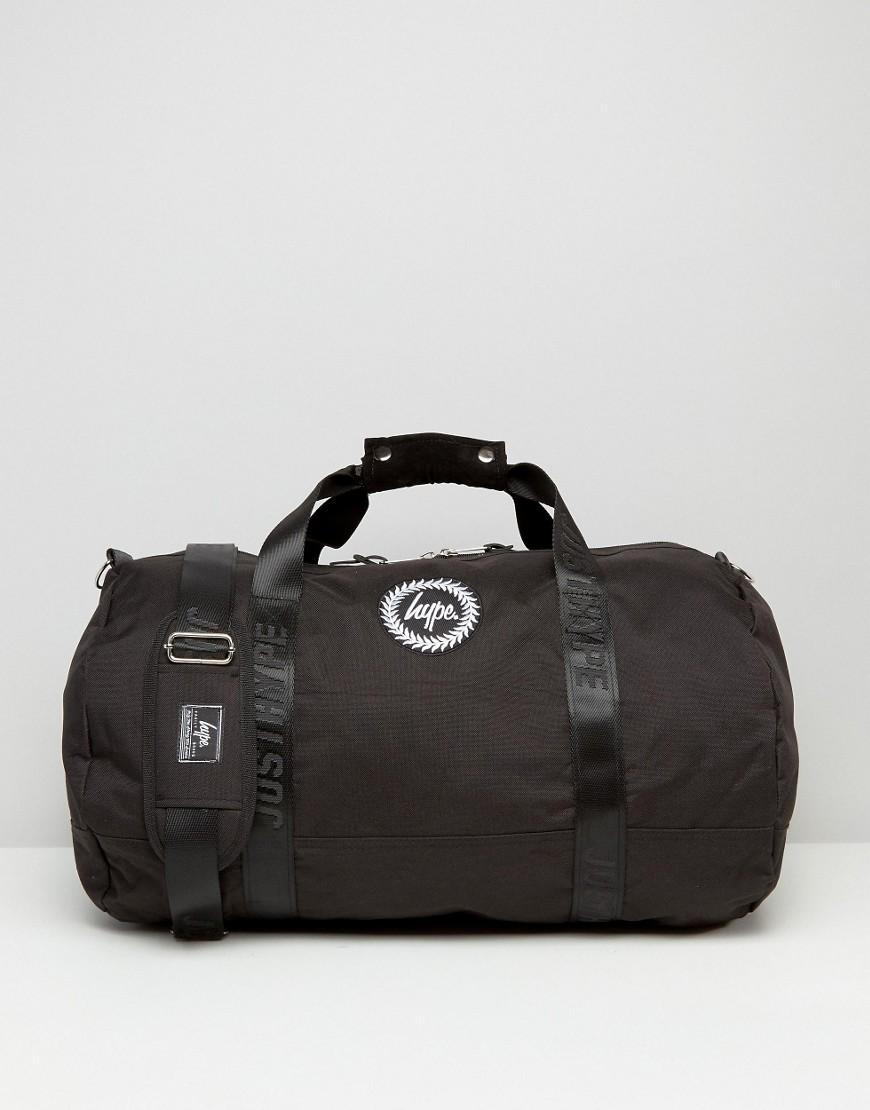 Hype Canvas Black Duffle Bag for Men - Lyst