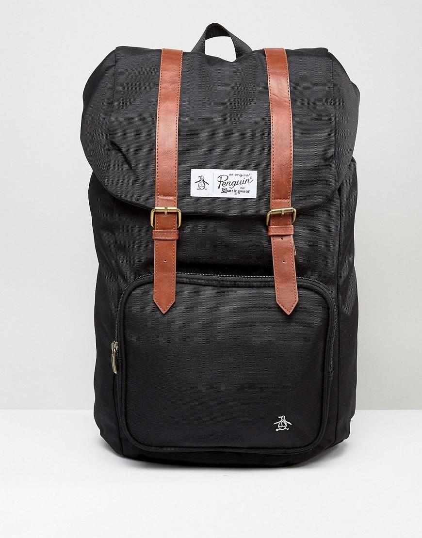 penguin twin strap backpack