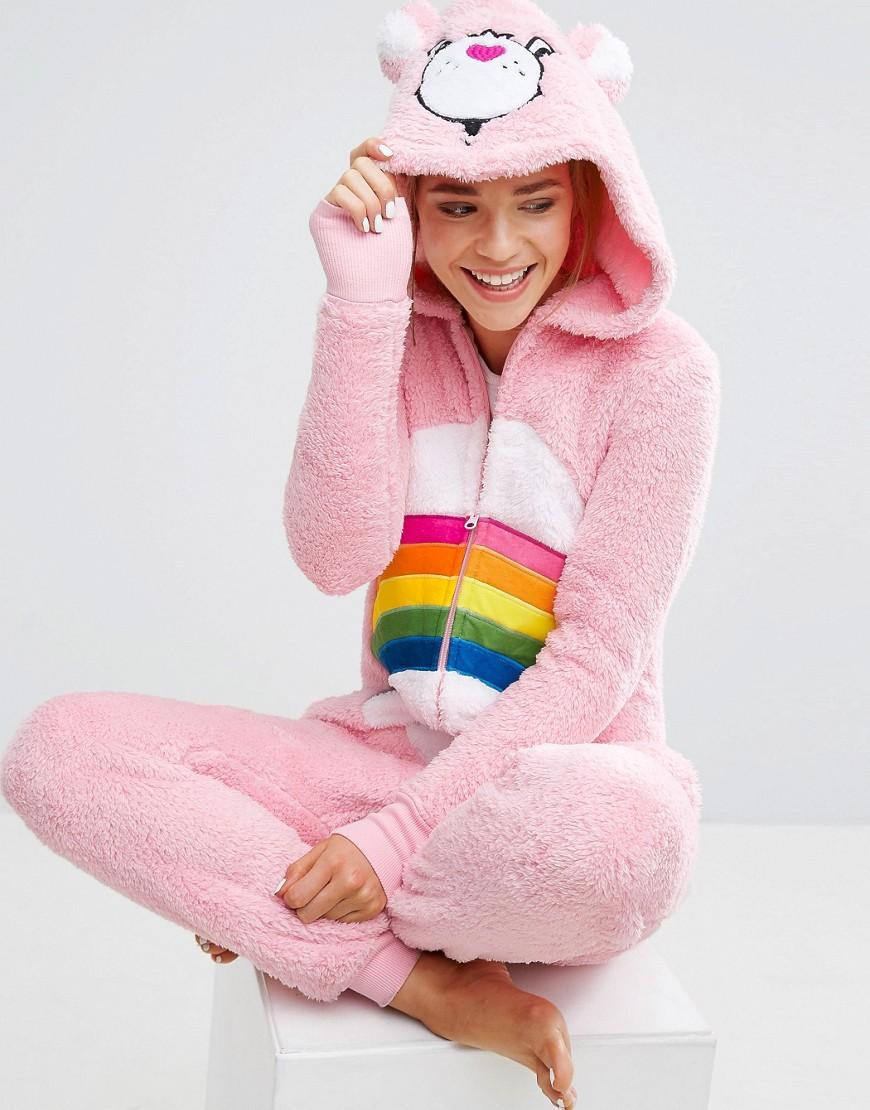 Undiz Bisouniz Care Bear Onesie in Pink Lyst UK