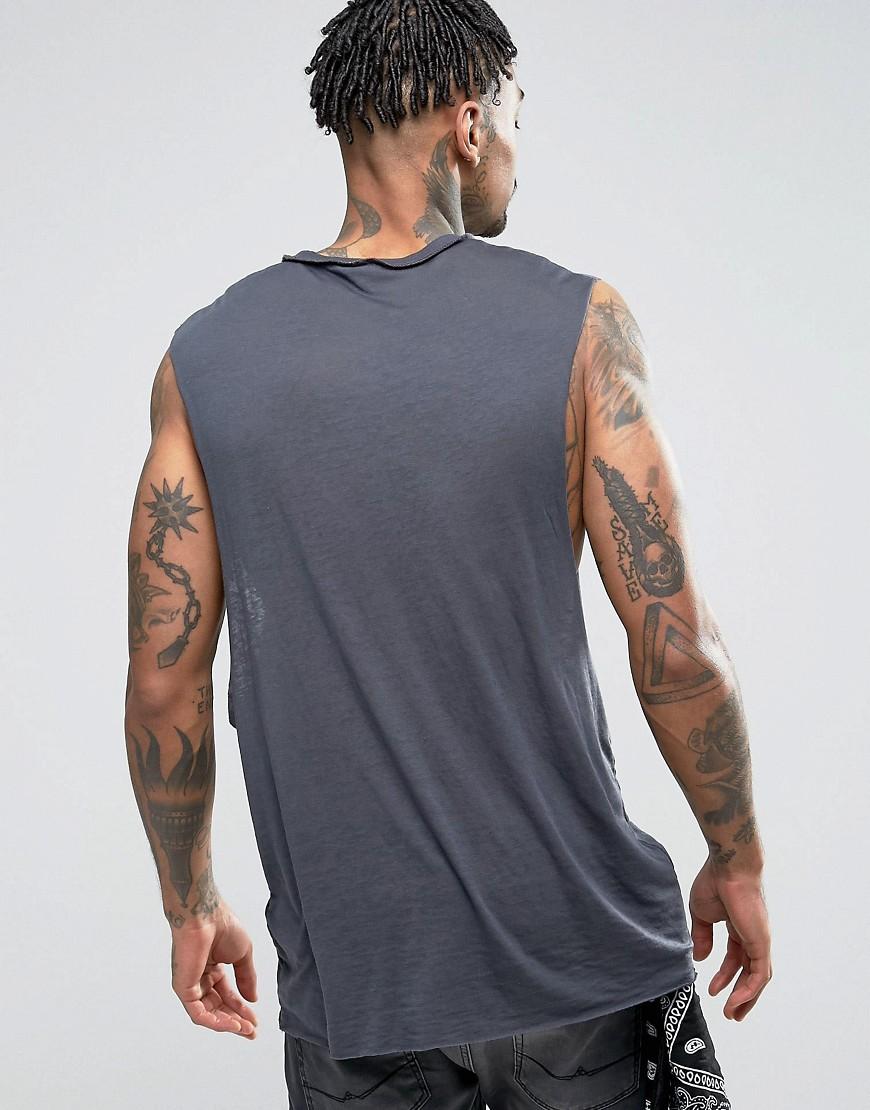 ASOS Metallica Sleeveless Band T-shirt With Burnout And Print in Black ...