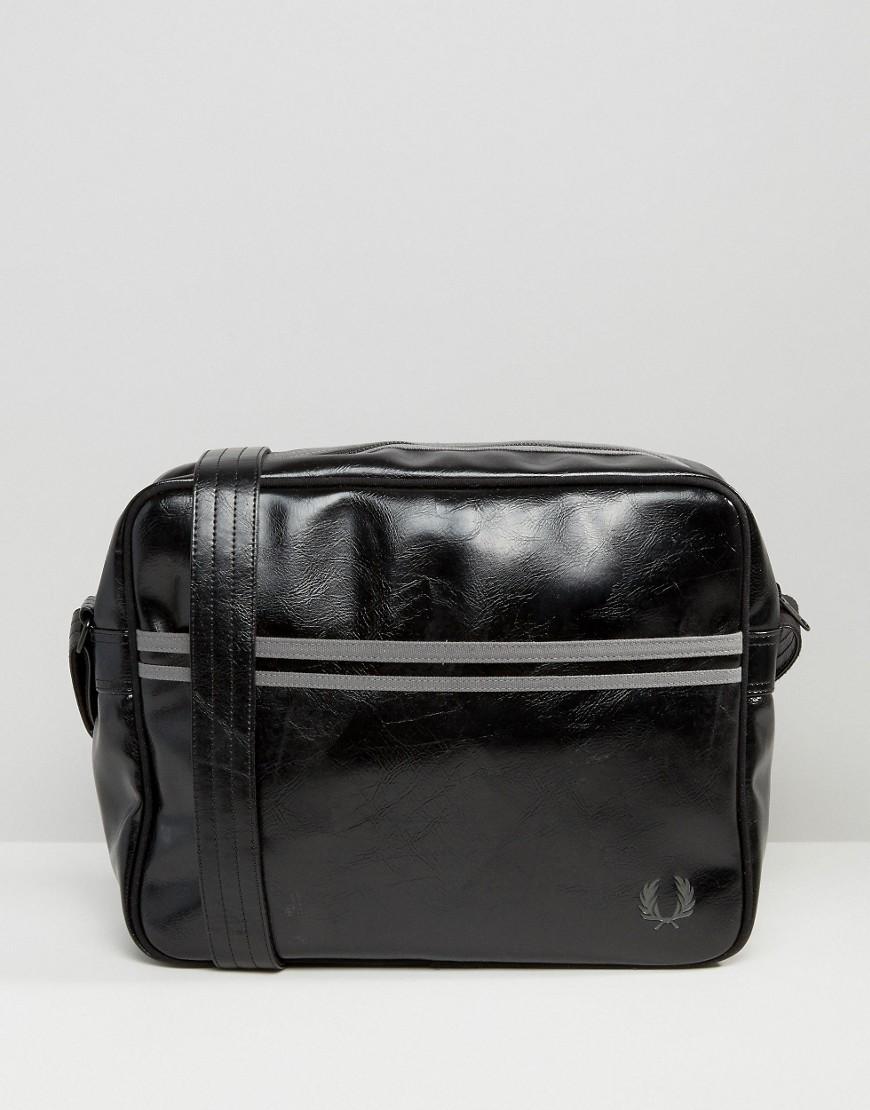 Fred Perry Classic Messenger Bag In Black in Black for Men Lyst