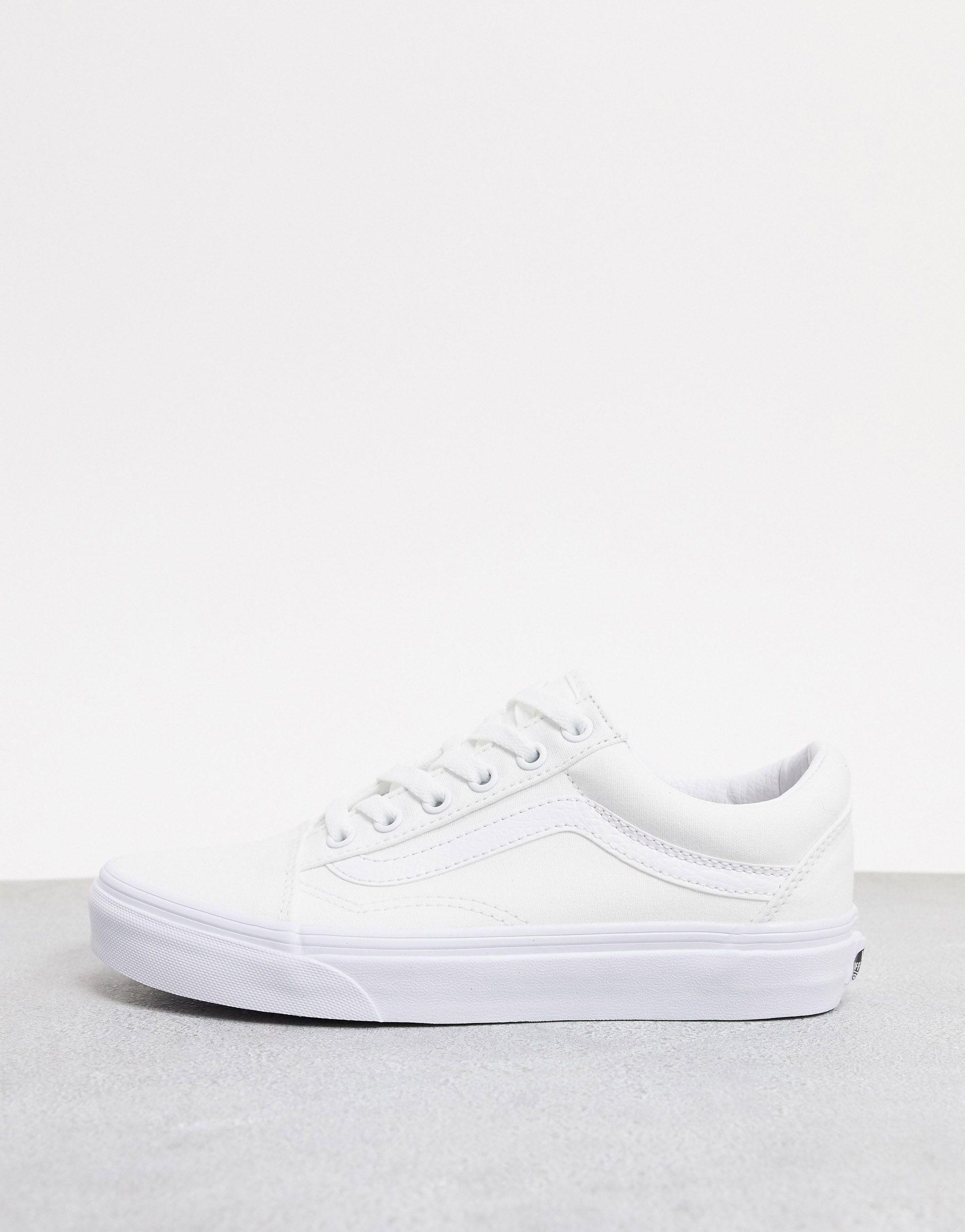 old skool triple white