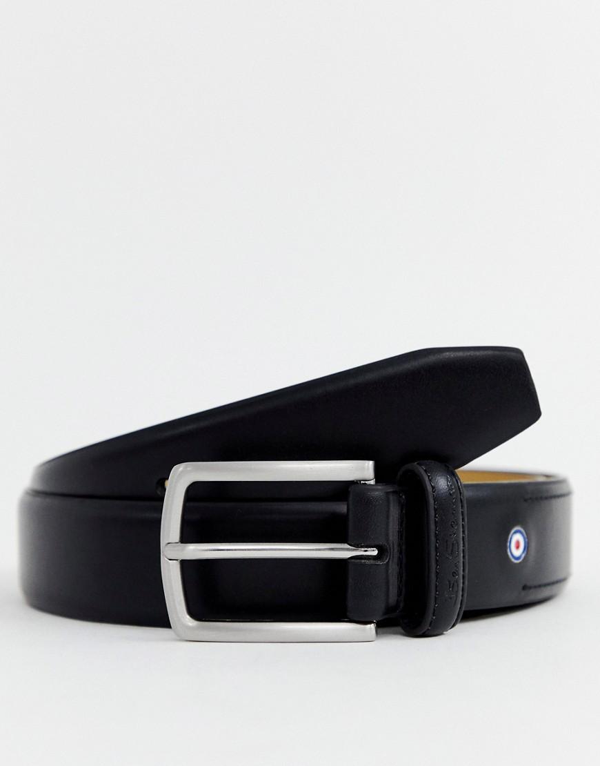 Cinturón con logo en negro Target de Ben Sherman de Cuero de color Negro  para hombre - Lyst