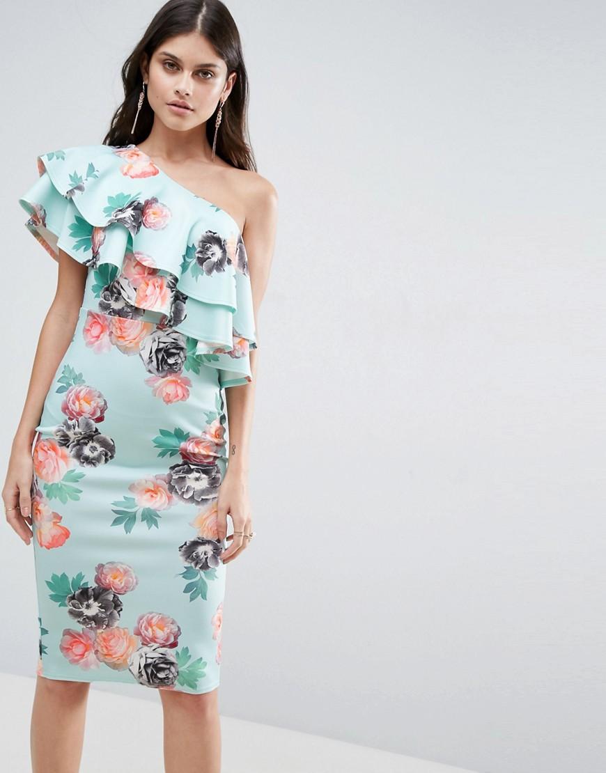 Dark blue bodycon dress Lipsy maxi dress asos