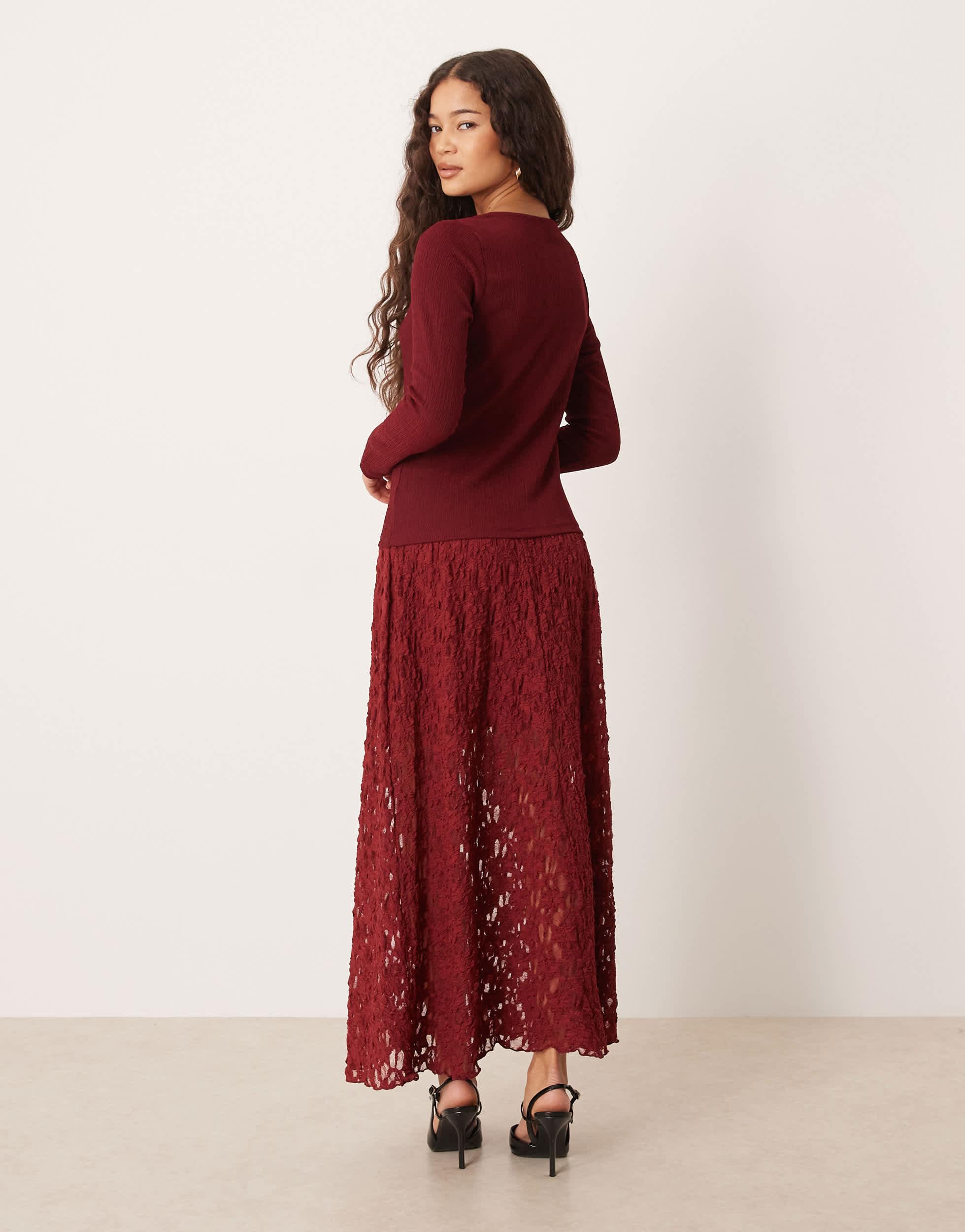 cream knit midi dress long sleeve Anew Couture | Milan Knit Midi Dress