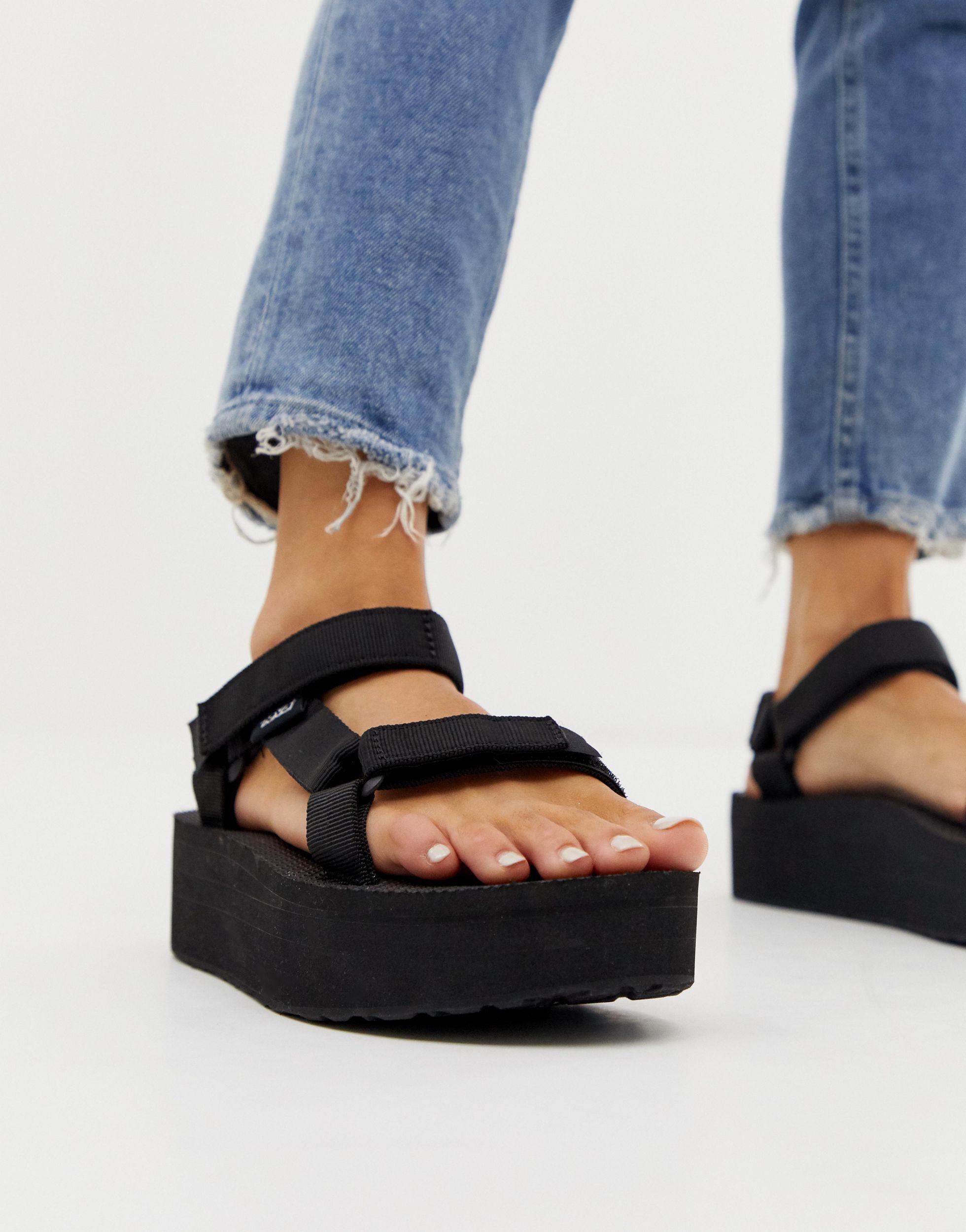 Teva Suede Universal Flatform Sandals 
