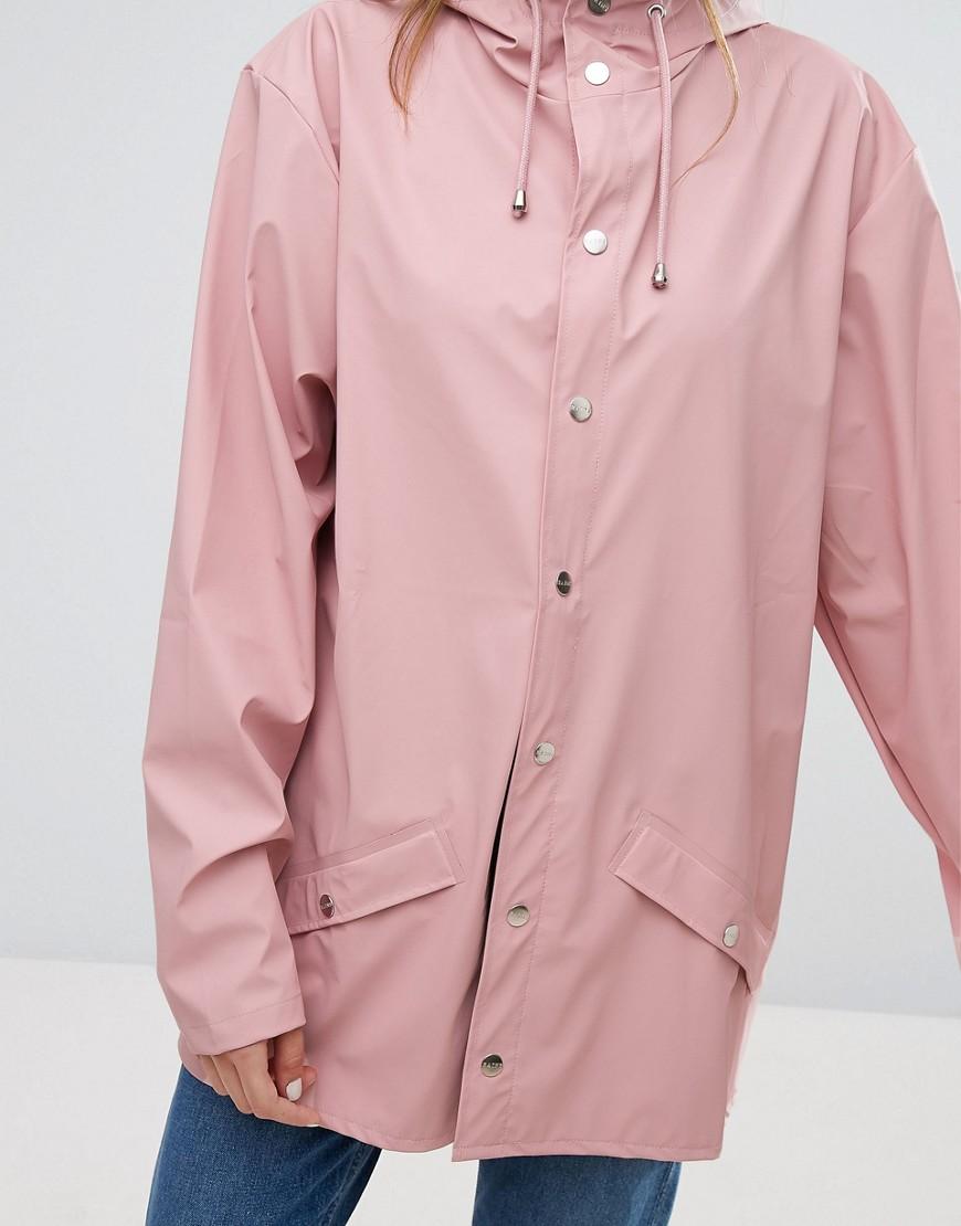 Rains Synthetic Waterproof Jacket in Pink - Lyst