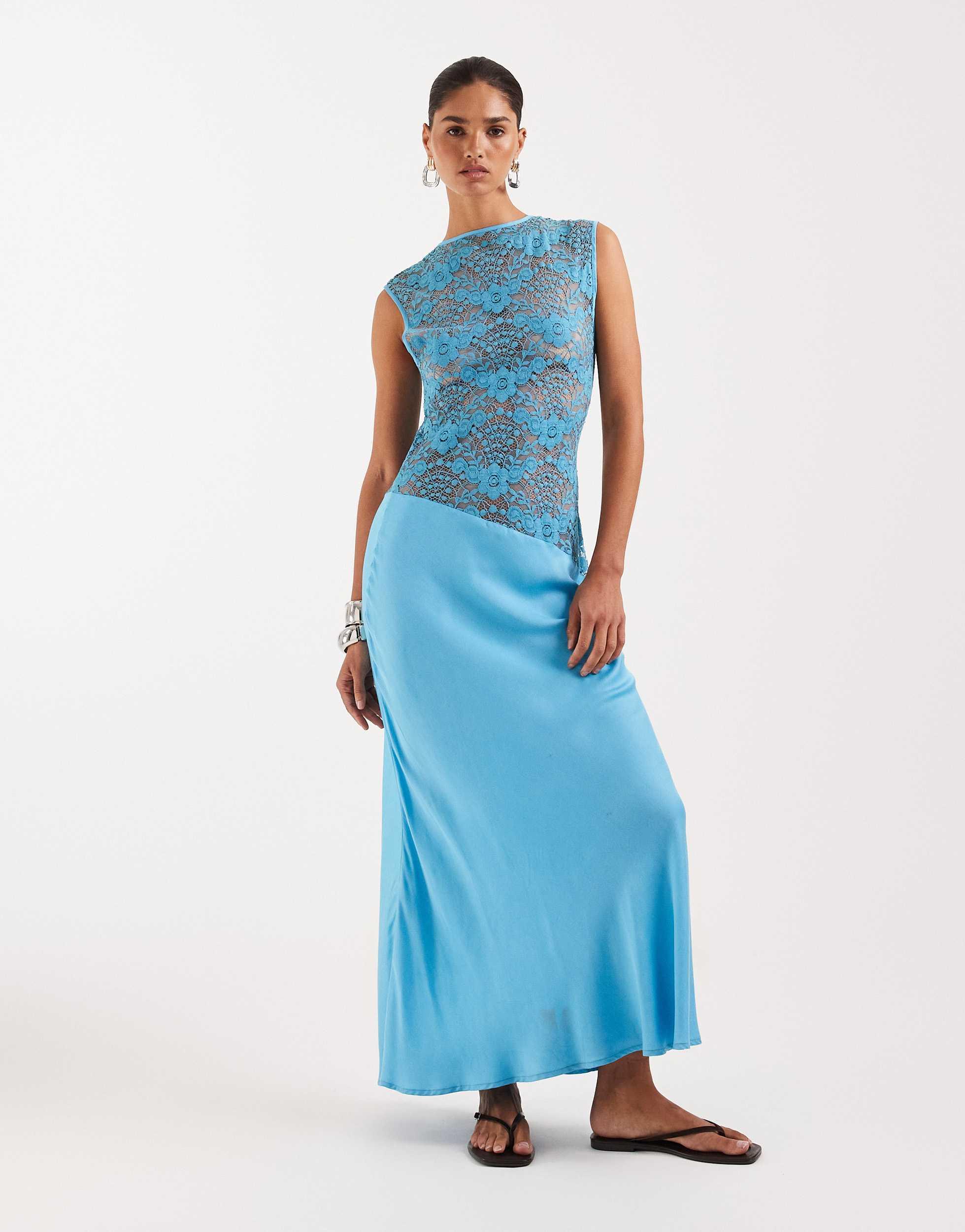 sachin and babi light blue dress topshop white embroidered dress main image 1