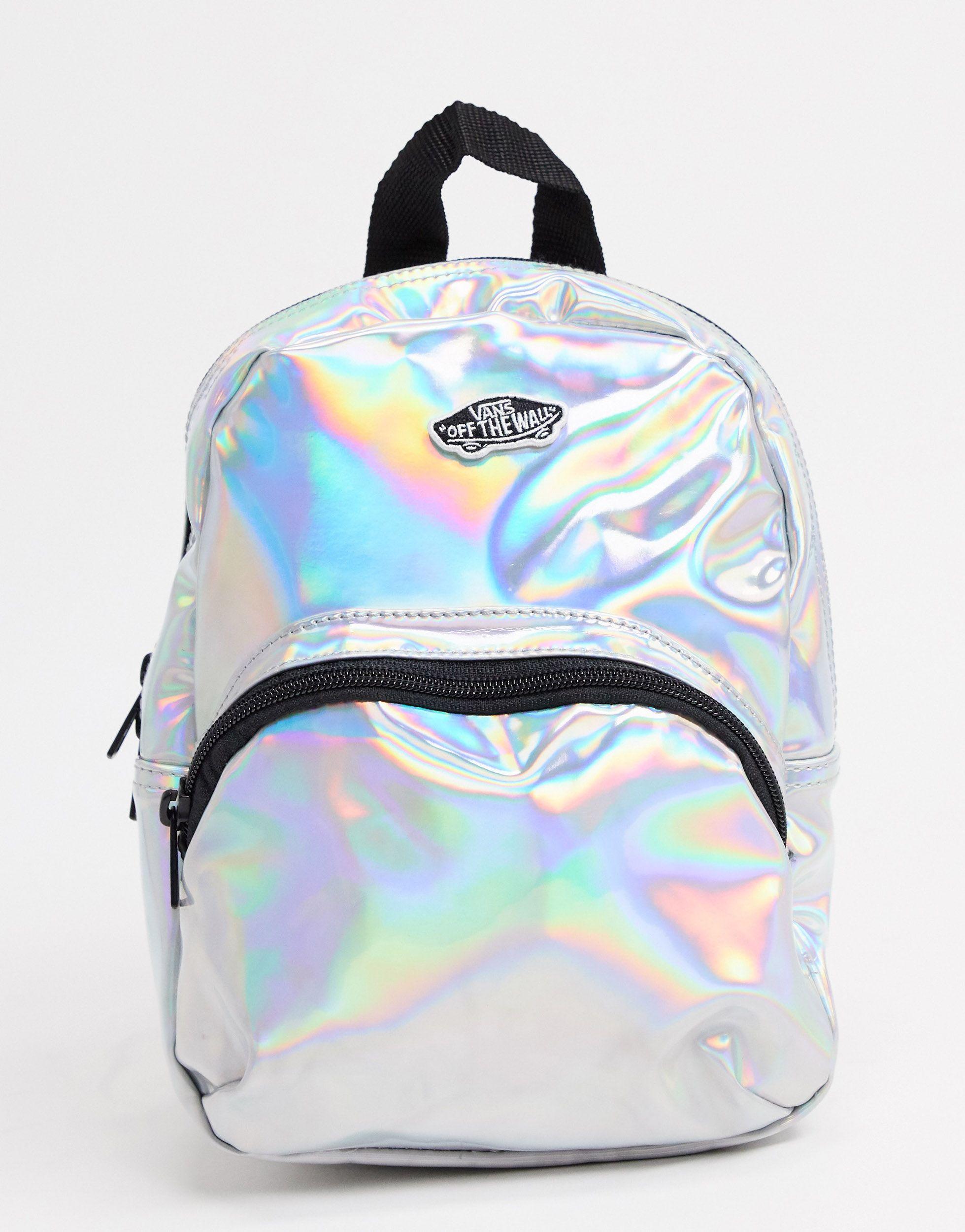 mini iridescent backpack