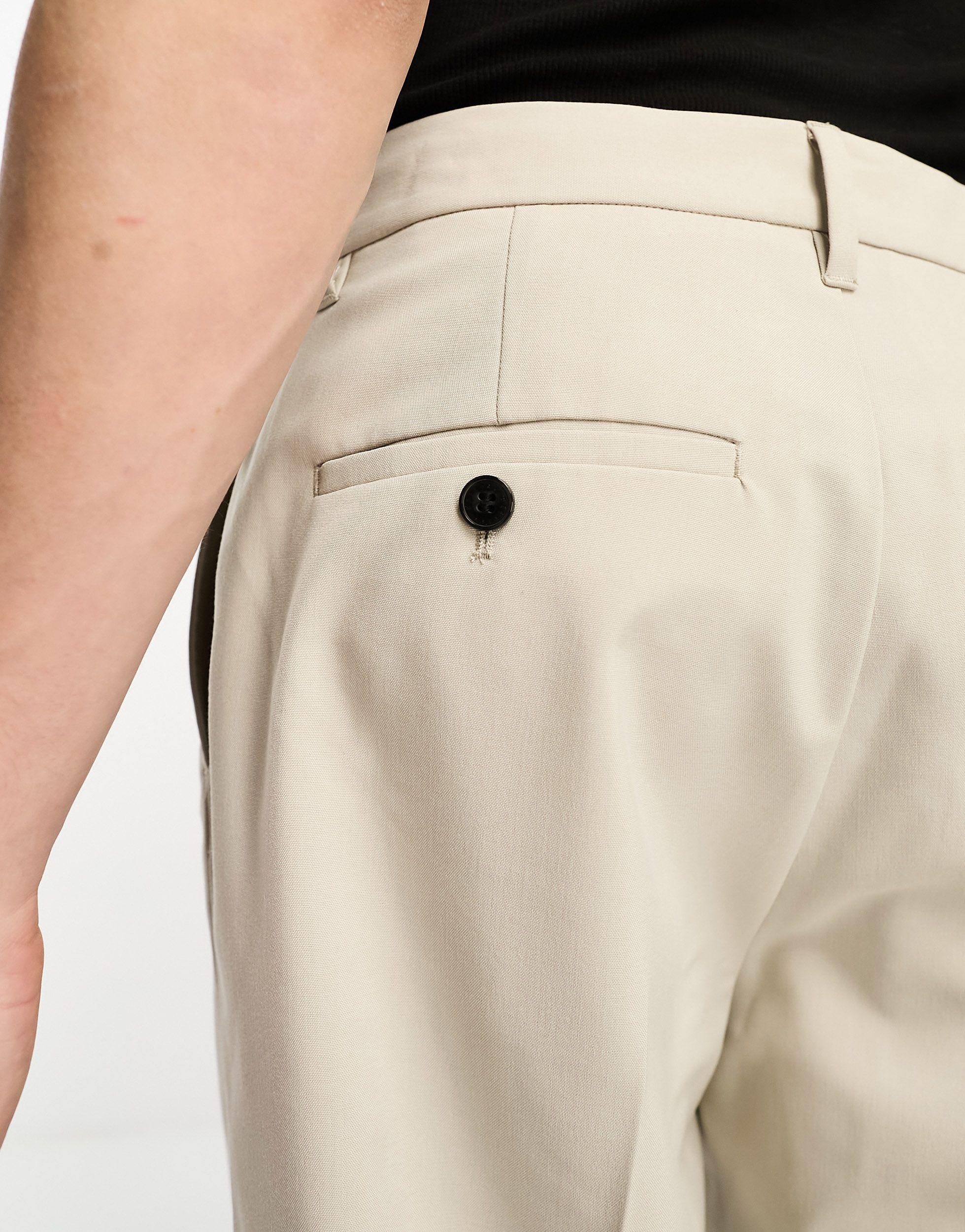 Weekday Lewis - Regular-fit Pantalon in het Wit voor heren | Lyst NL