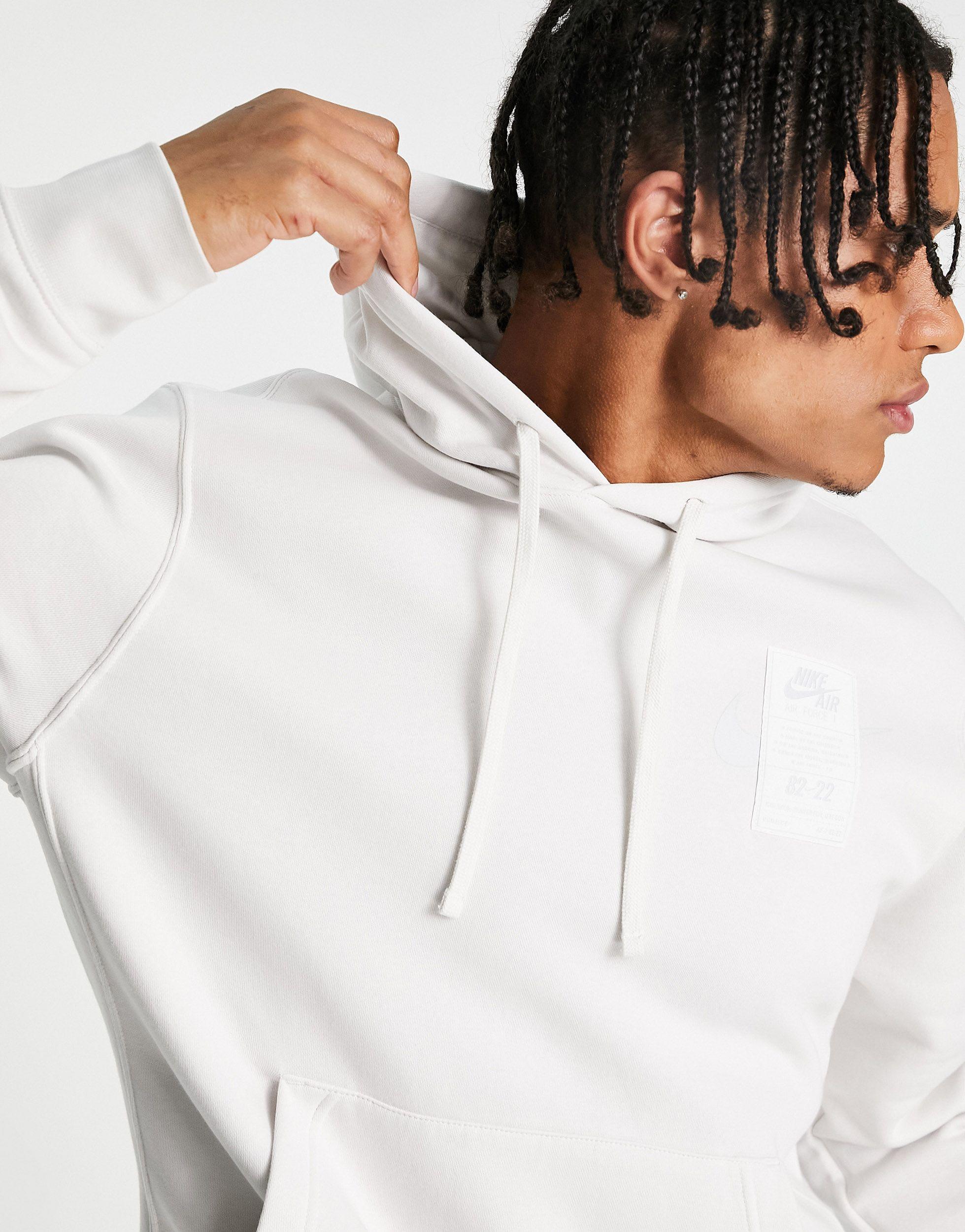 Nike Air Force 1 Hoodie in White for Men | Lyst