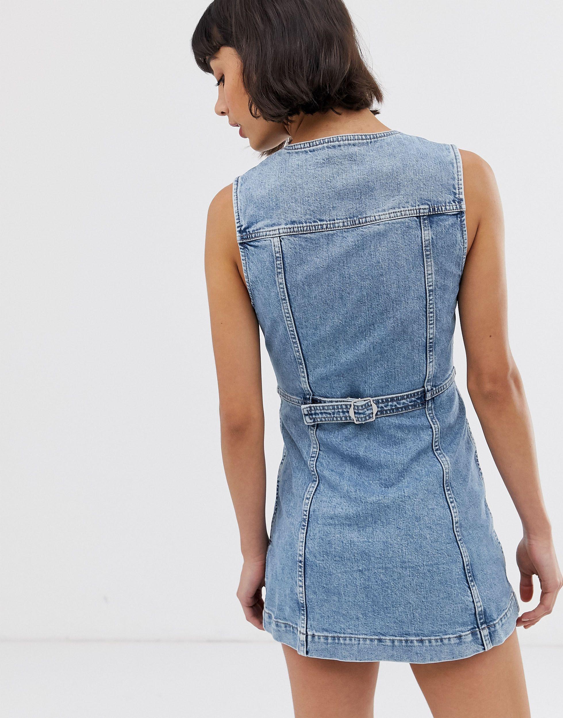 weekday denim dress