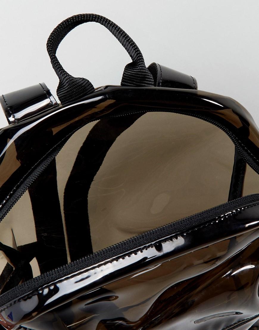 PUMA Transparent Backpack in Black | Lyst