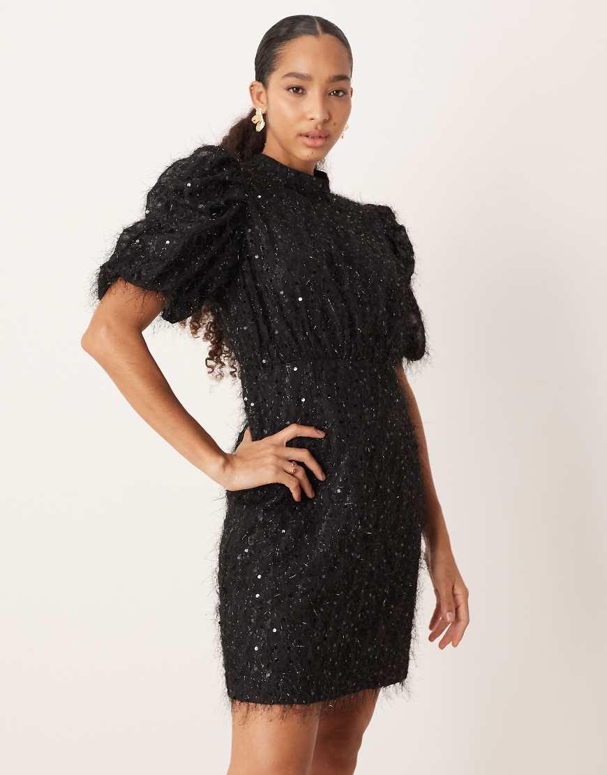 princess polly baby blue dress ASOS Tall ASOS DESIGN Tall slim kick flare suit pants in black
