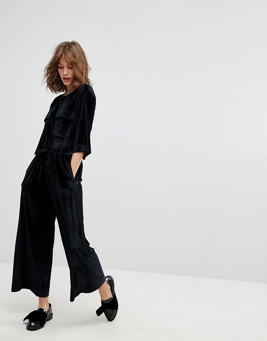 monki black jumpsuit