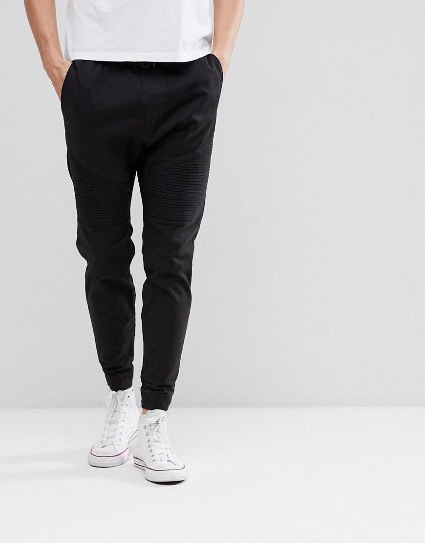 black hollister joggers