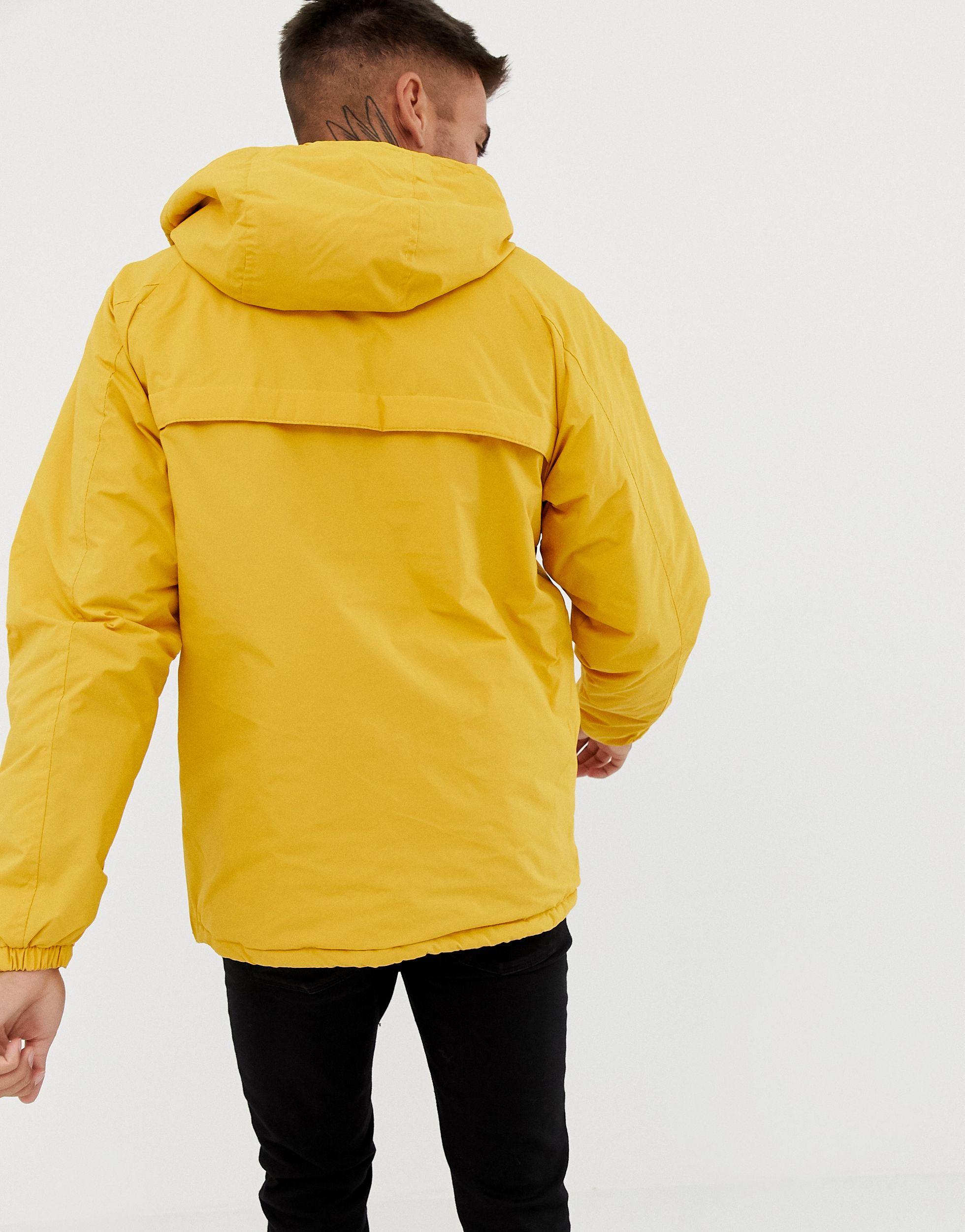pull and bear yellow jacket