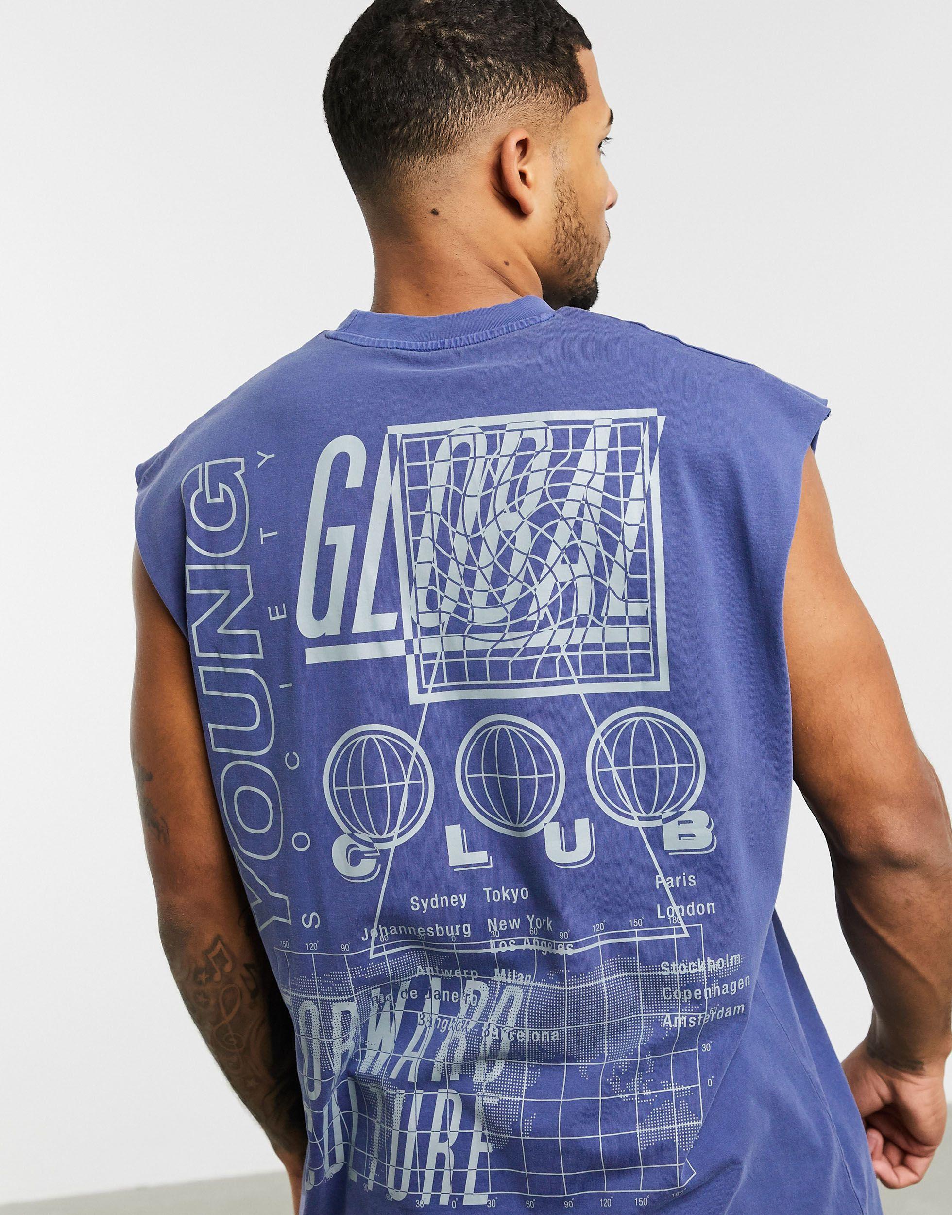 oversized sleeveless t shirt