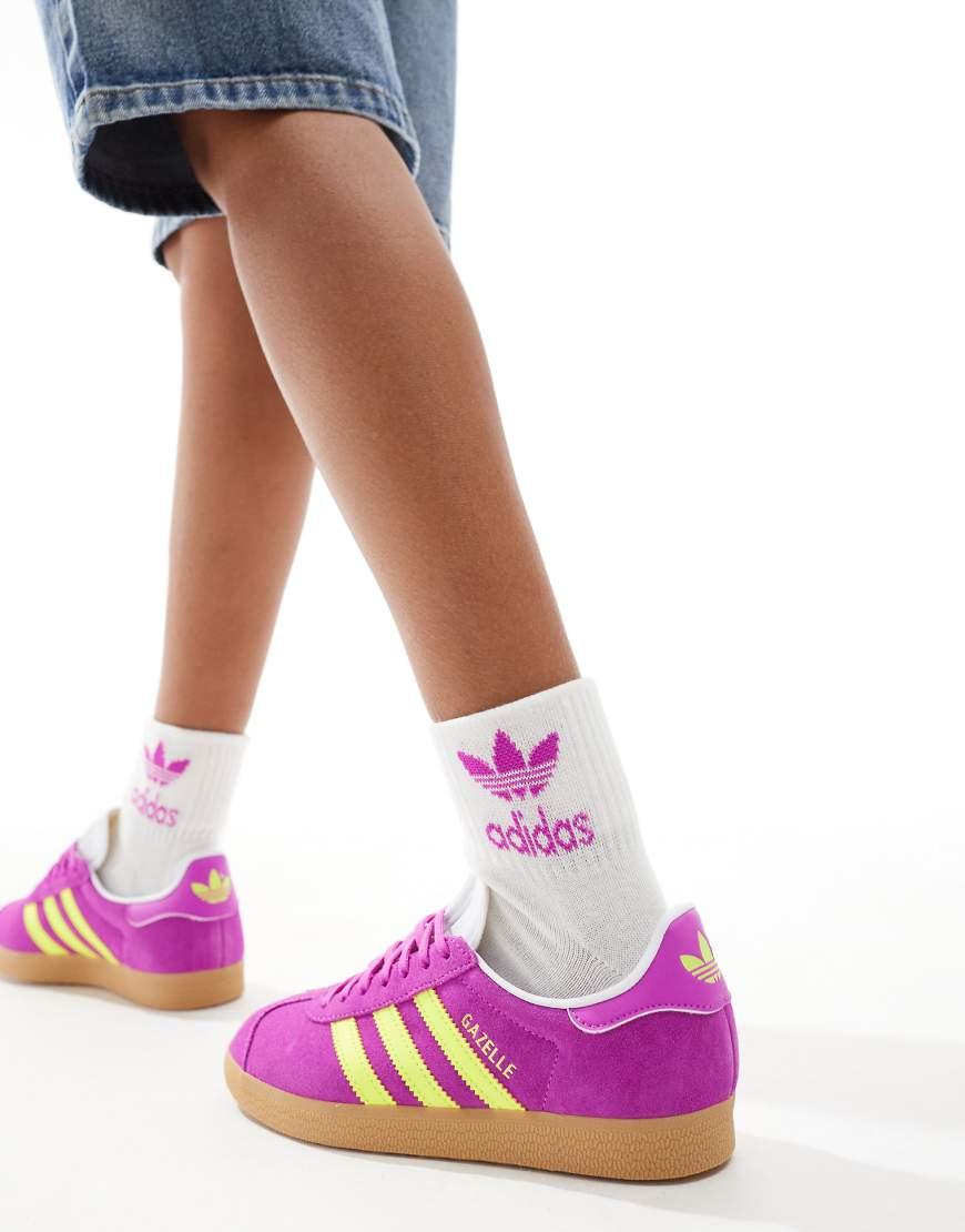 adidas Originals Gazelle Sneakers in Purple Lyst UK