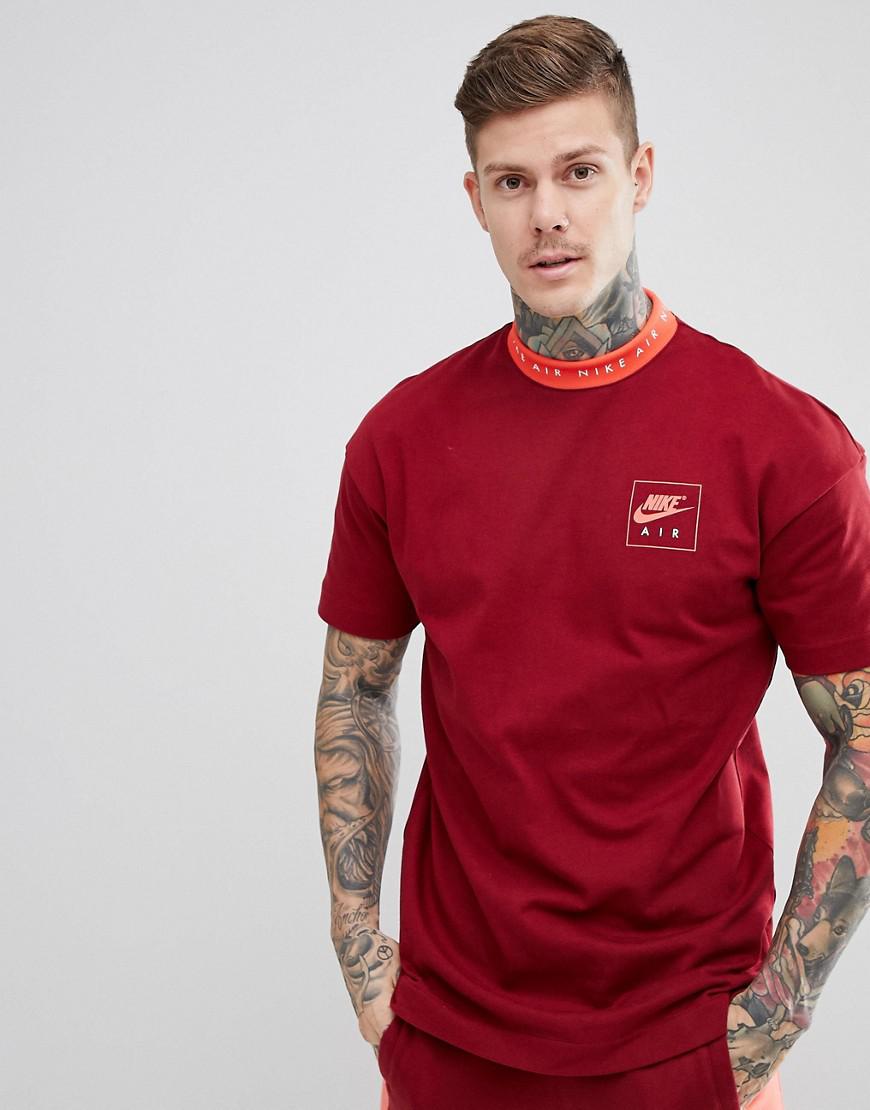 T-shirt encolure haute Nike pour homme en coloris Rouge | Lyst