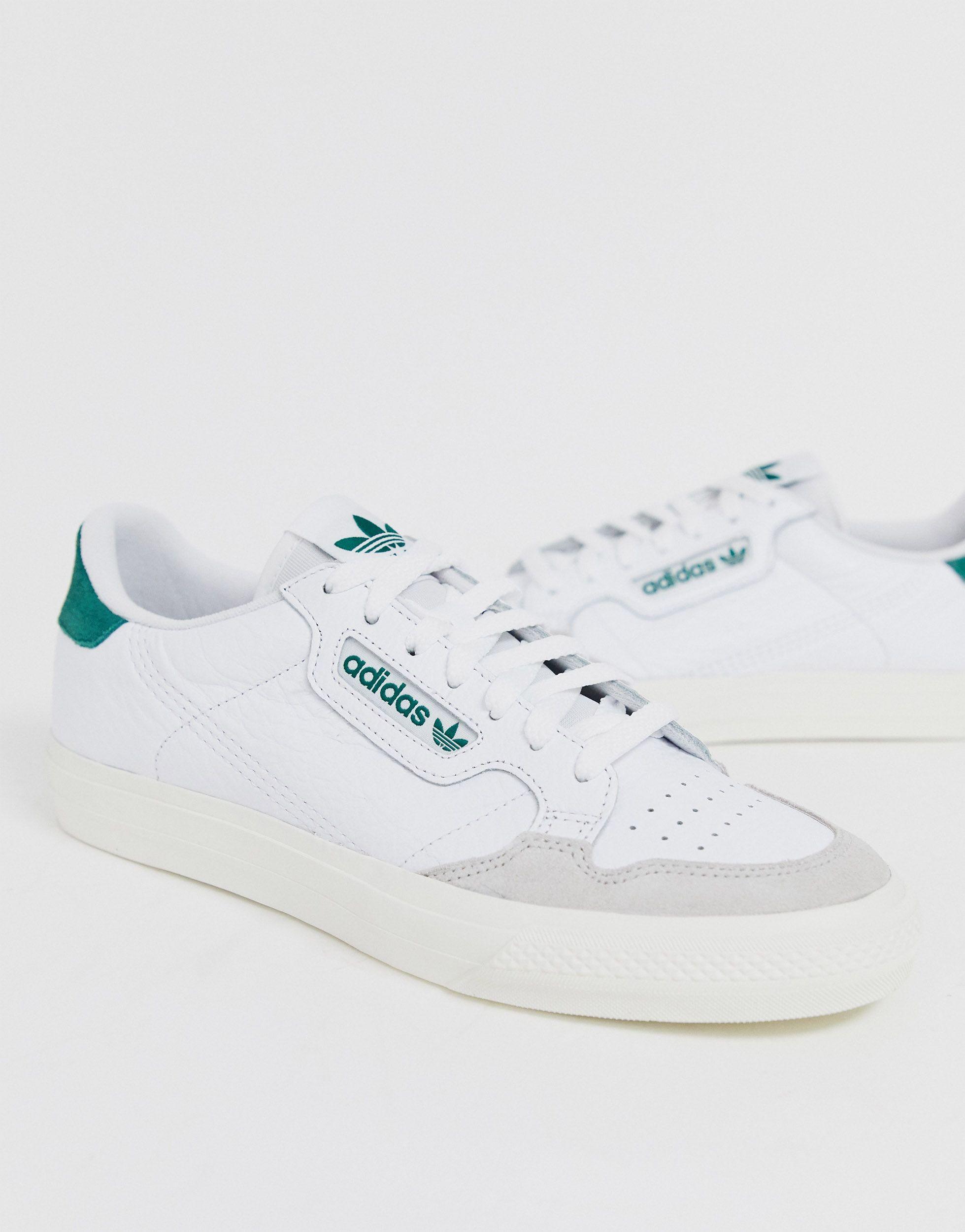 adidas Originals Rubber Continental 80 Vulc Sneakers in White for Men - Lyst