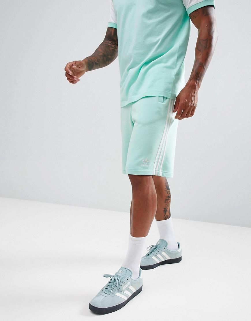 adidas Originals 3-stripe Jersey Shorts In Green Dh5797 for Men - Lyst adidas Originals 3-stripe Jersey Shorts In Green Dh5797 for Men - Lyst