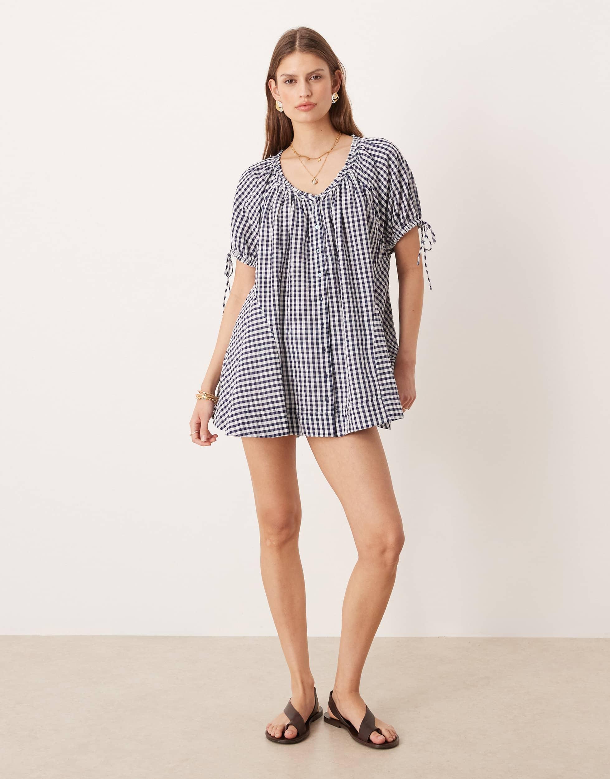 Free People Gingham Dresses for Women | Lyst