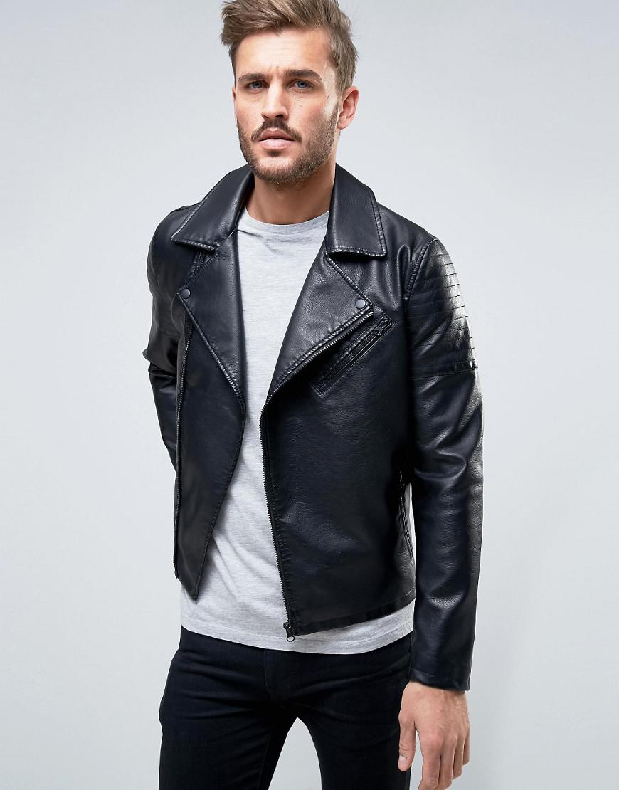 blaq ash leather jacket