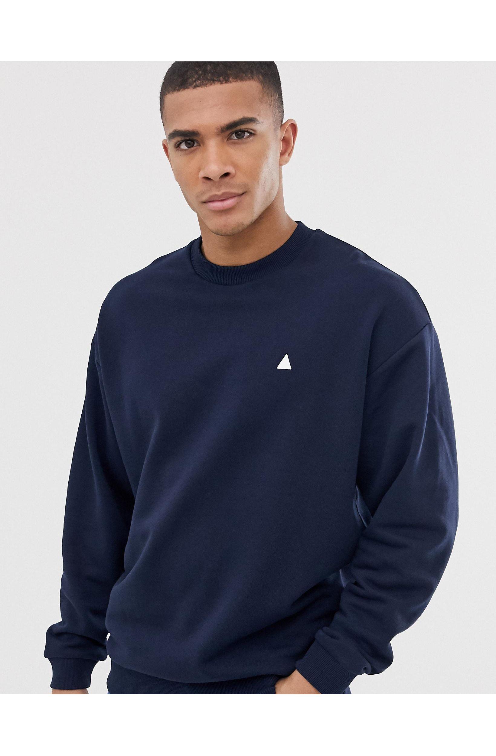 Buy > navy blue sweatshirt men > in stock