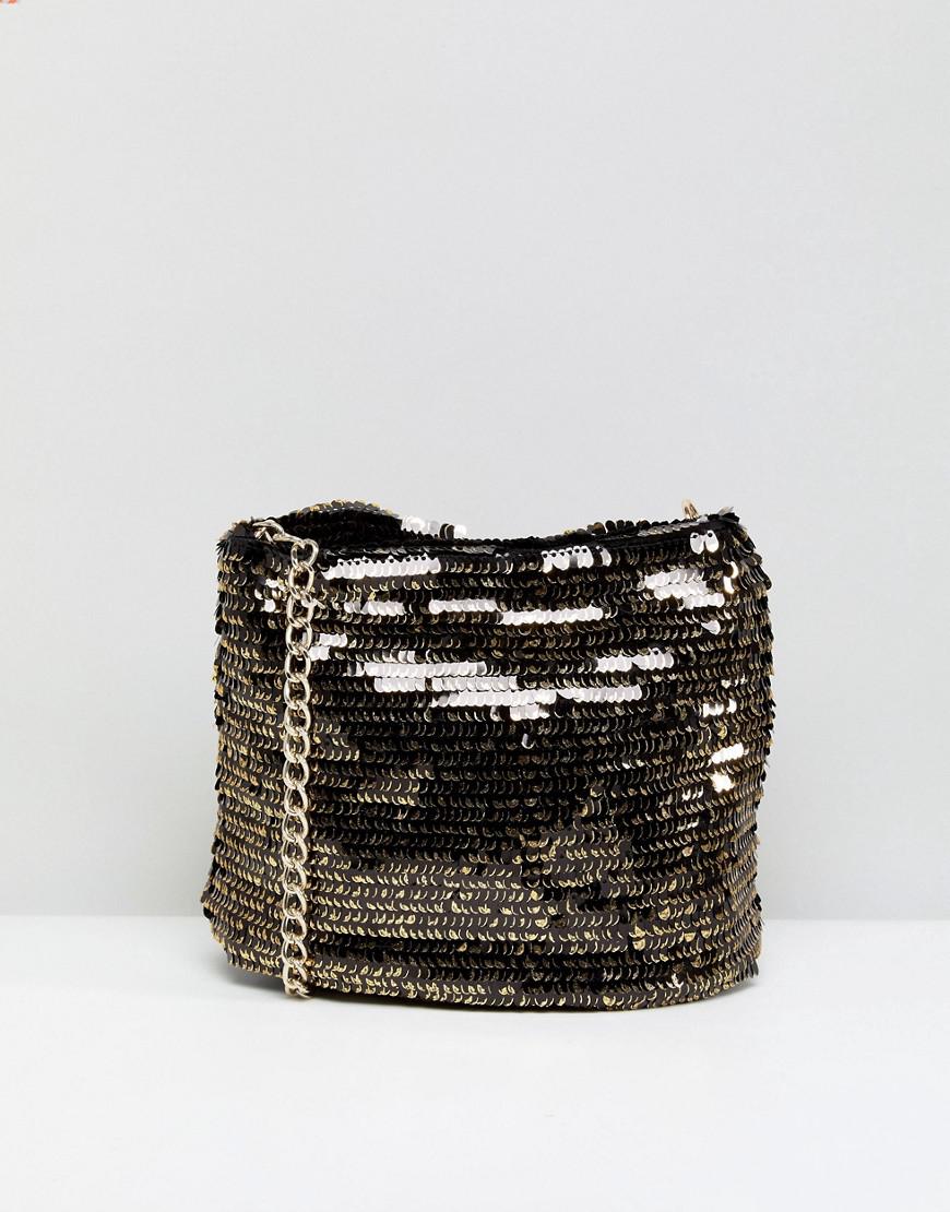 new look sequin bag