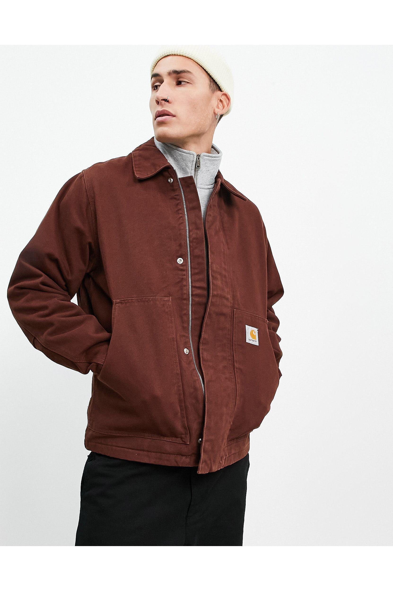 Carhartt WIP Arcan Western Jacket in Red for Men | Lyst Canada