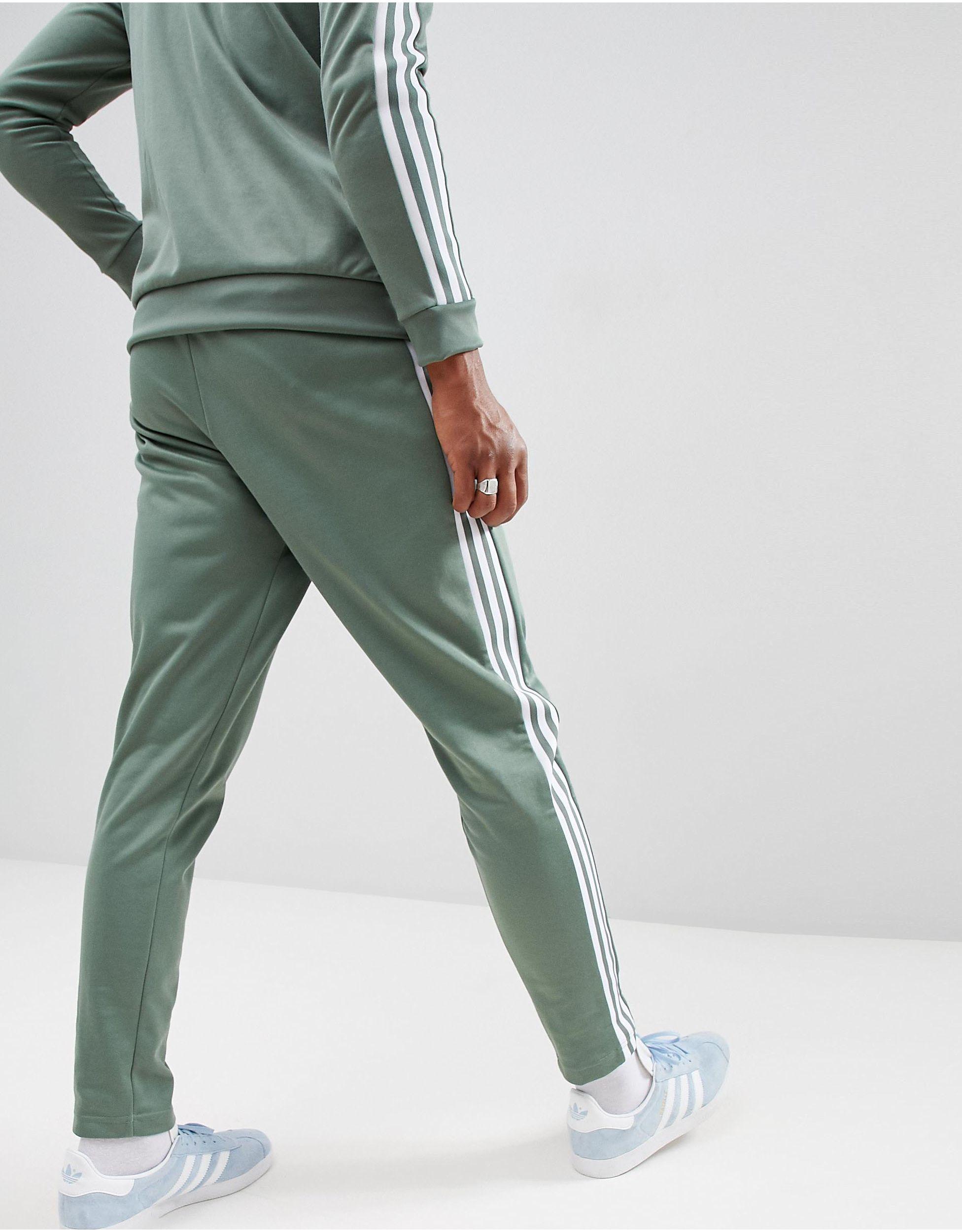 adidas Originals Beckenbauer Joggers In Green Dh5818 for Men - Lyst