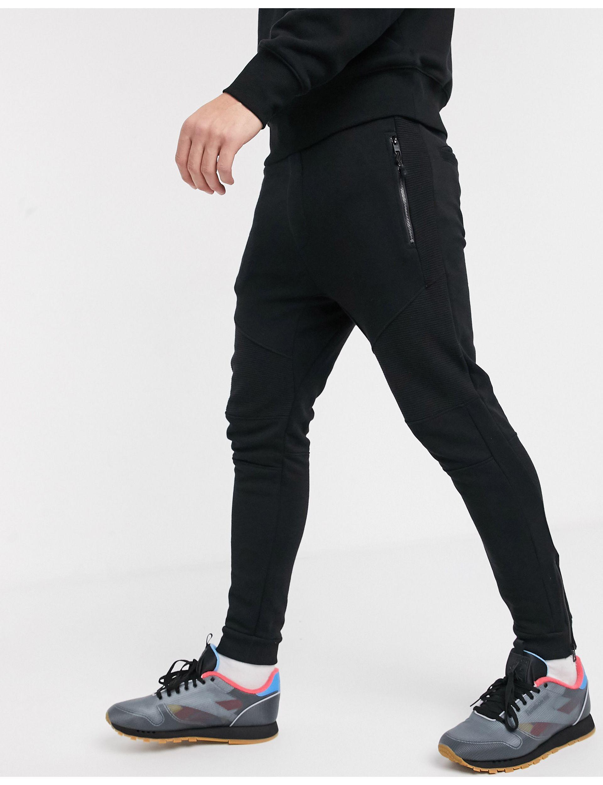 Joggers Bershka de Algodón de color Negro para hombre | Lyst