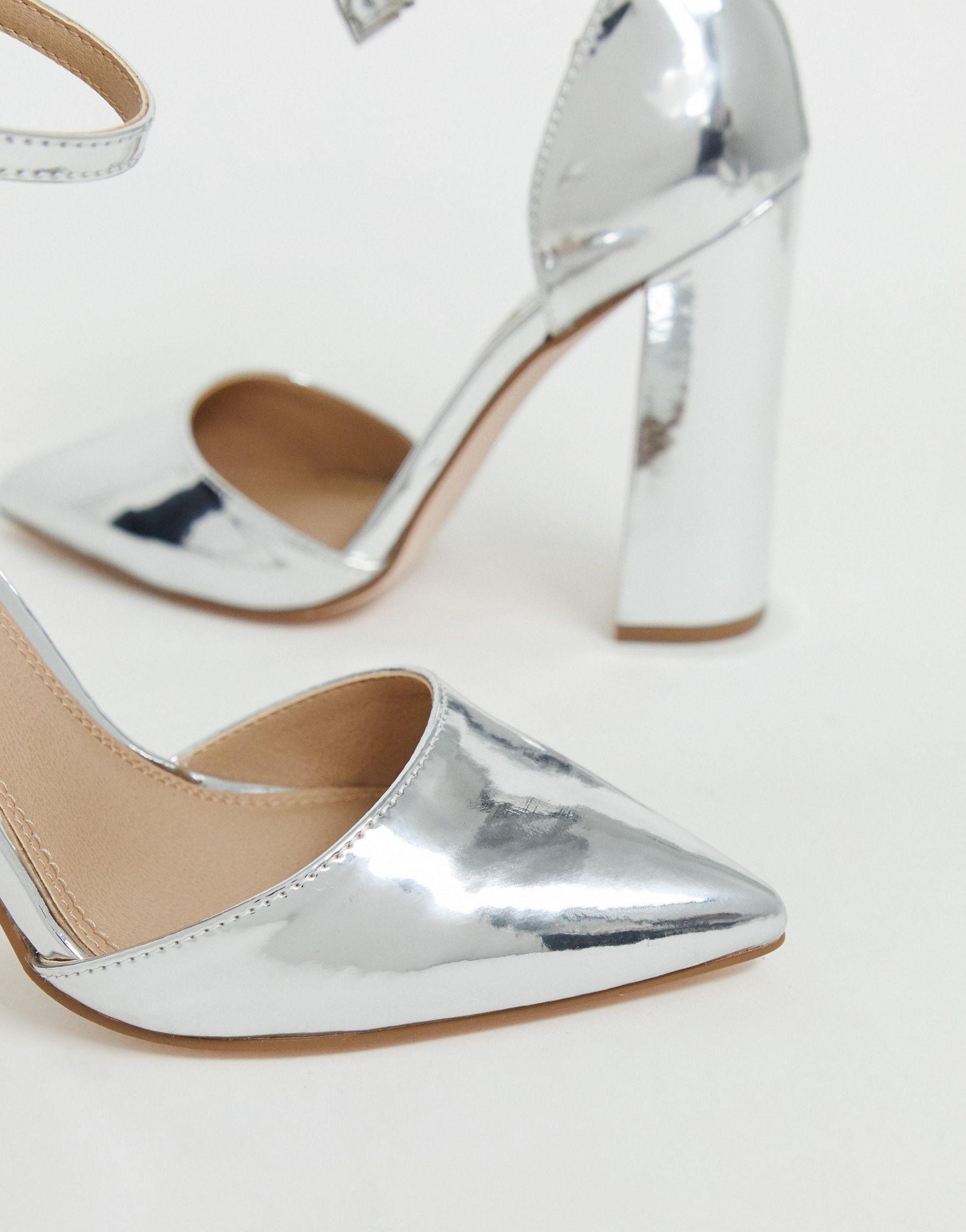 pebble pointed high heels