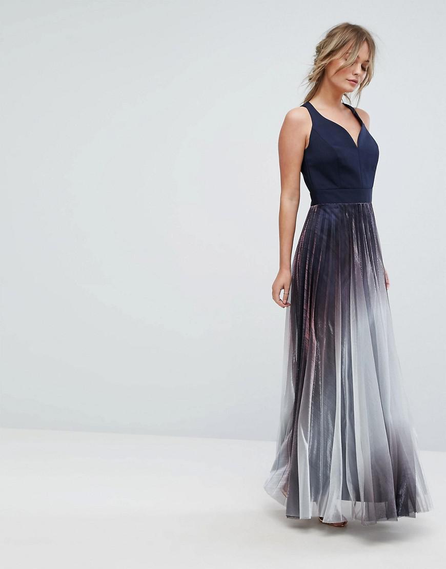 coast navy long dress